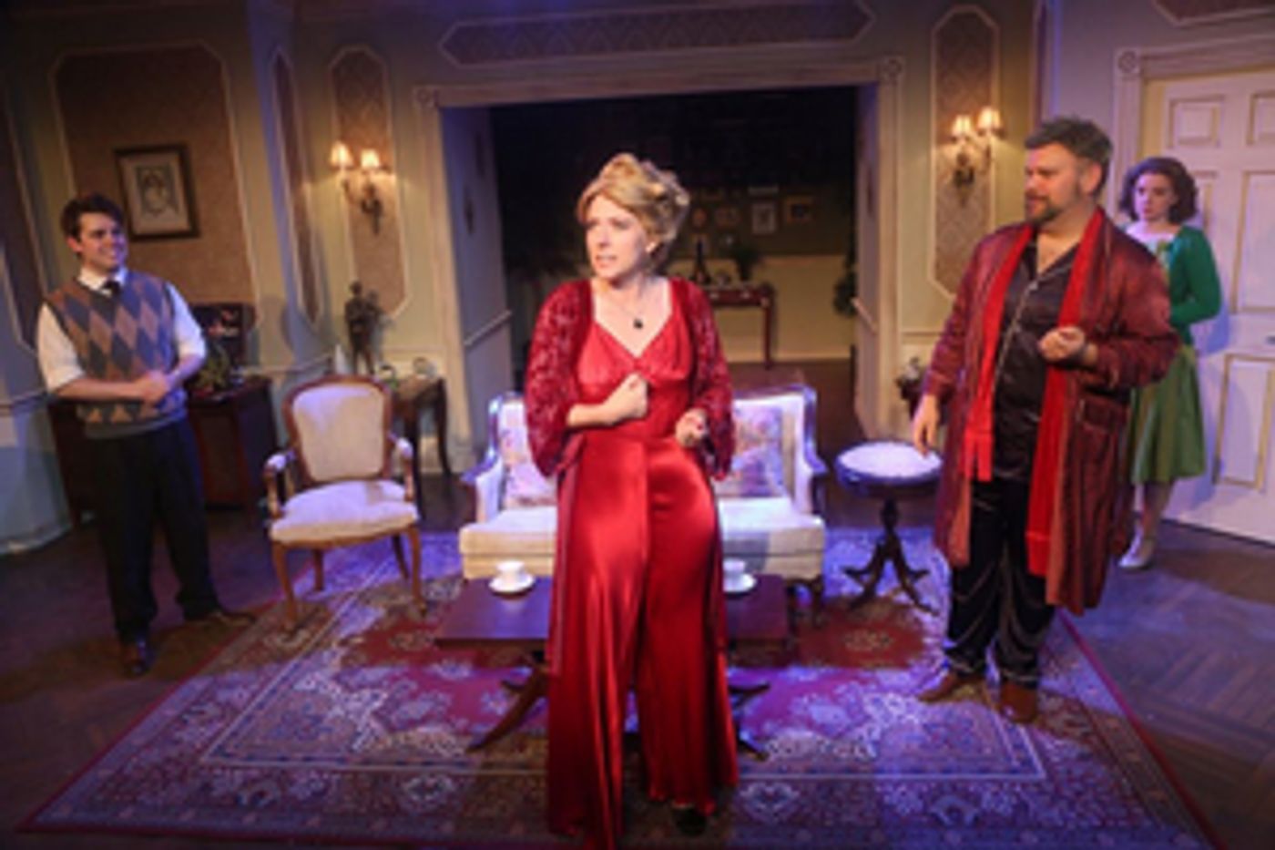 Review: Romantic Farce LIVING ON LOVE Highlighted by Brilliant Writing, Direction and Operatic Performance Perfection  Image