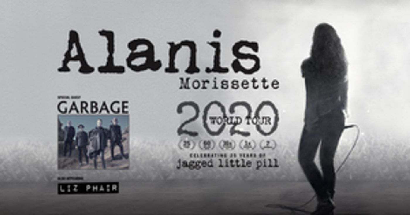 Alanis Morissette Announces Tour Celebrating 25 Years Of JAGGED LITTLE PILL  Image