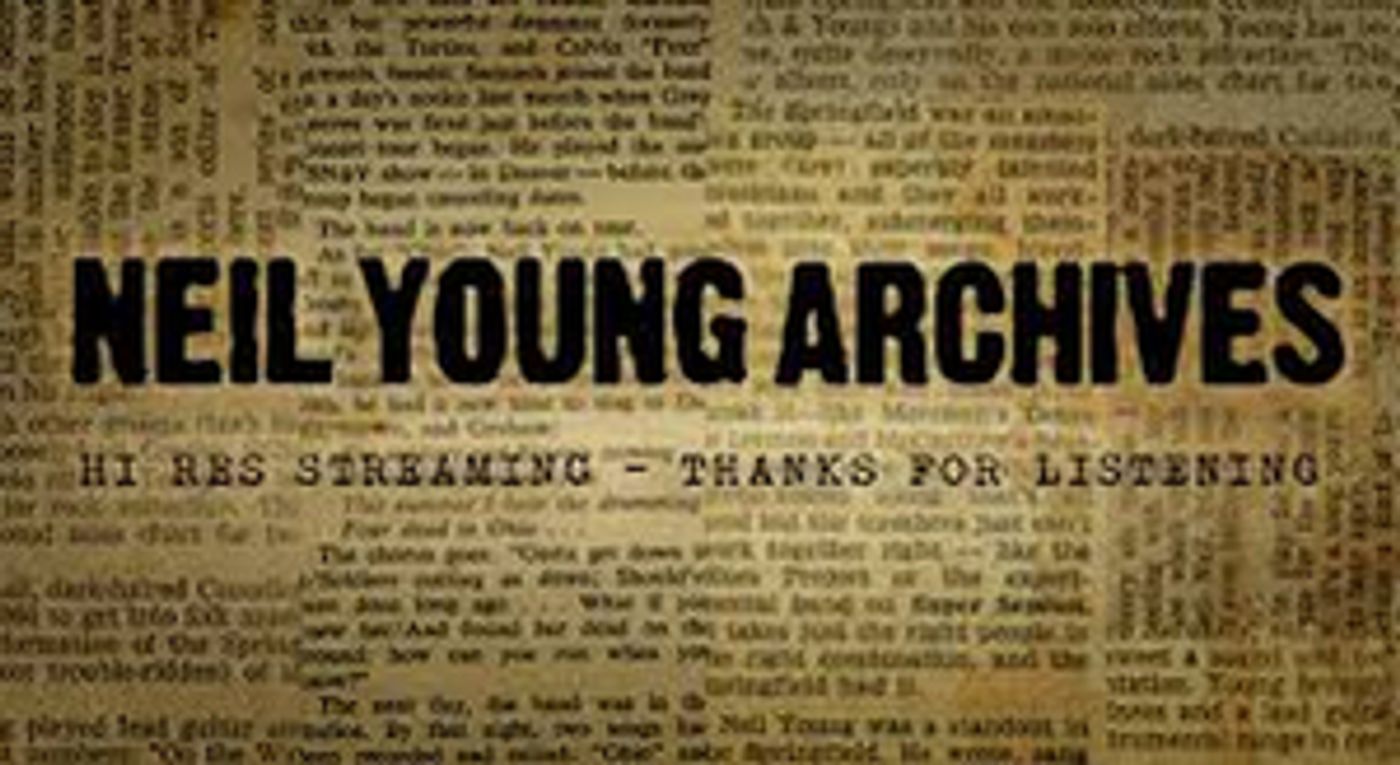 Neil Young Will Crowdsource an Archival Release  Image