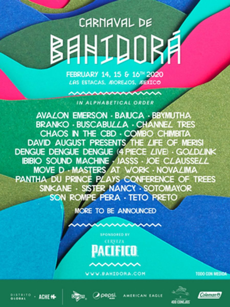 Carnaval de Bahidora Announces First Wave of Artists  Image
