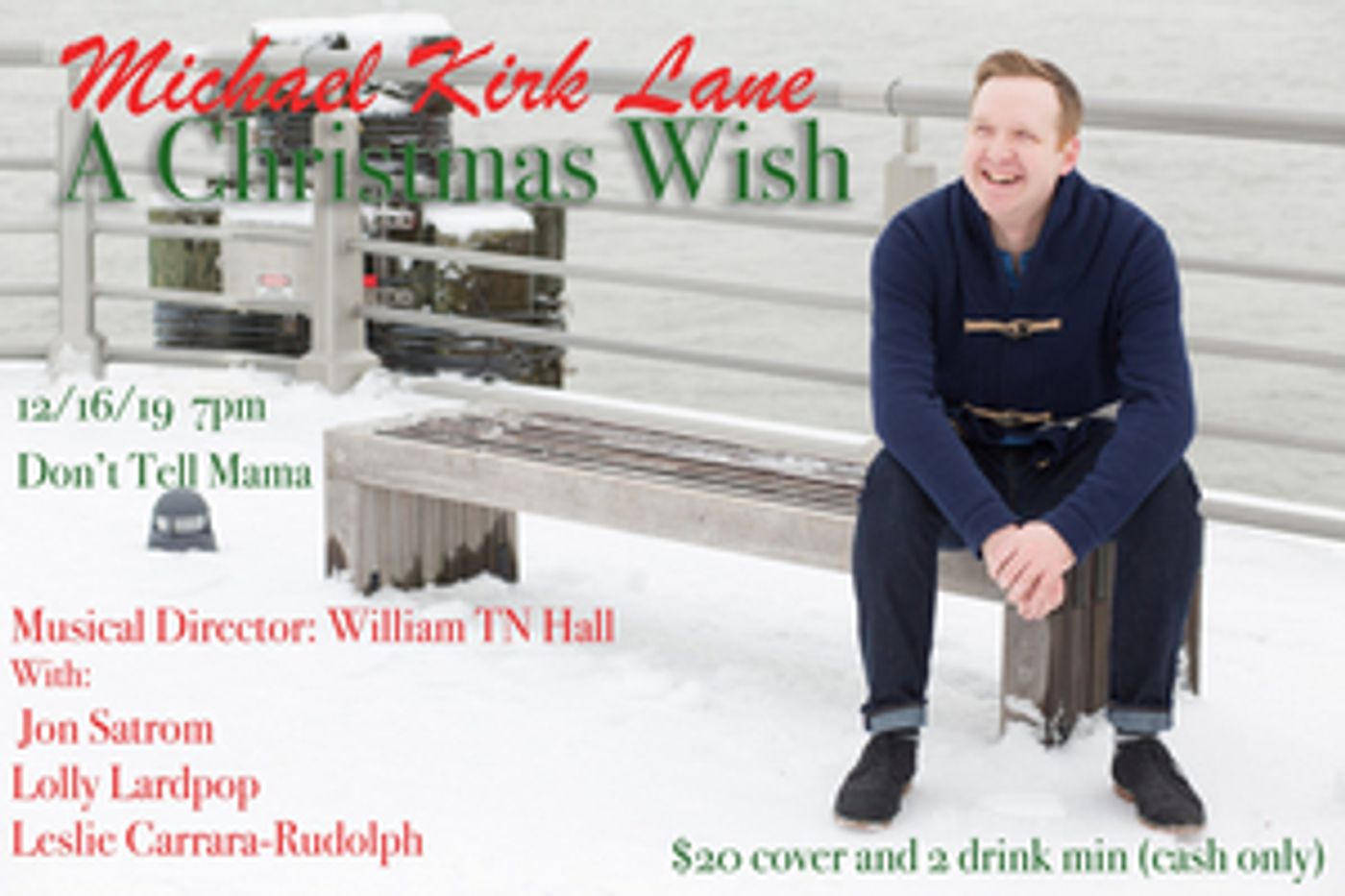 Interview: Michael Kirk Lane of A CHRISTMAS WISH at Don't Tell Mama  Image