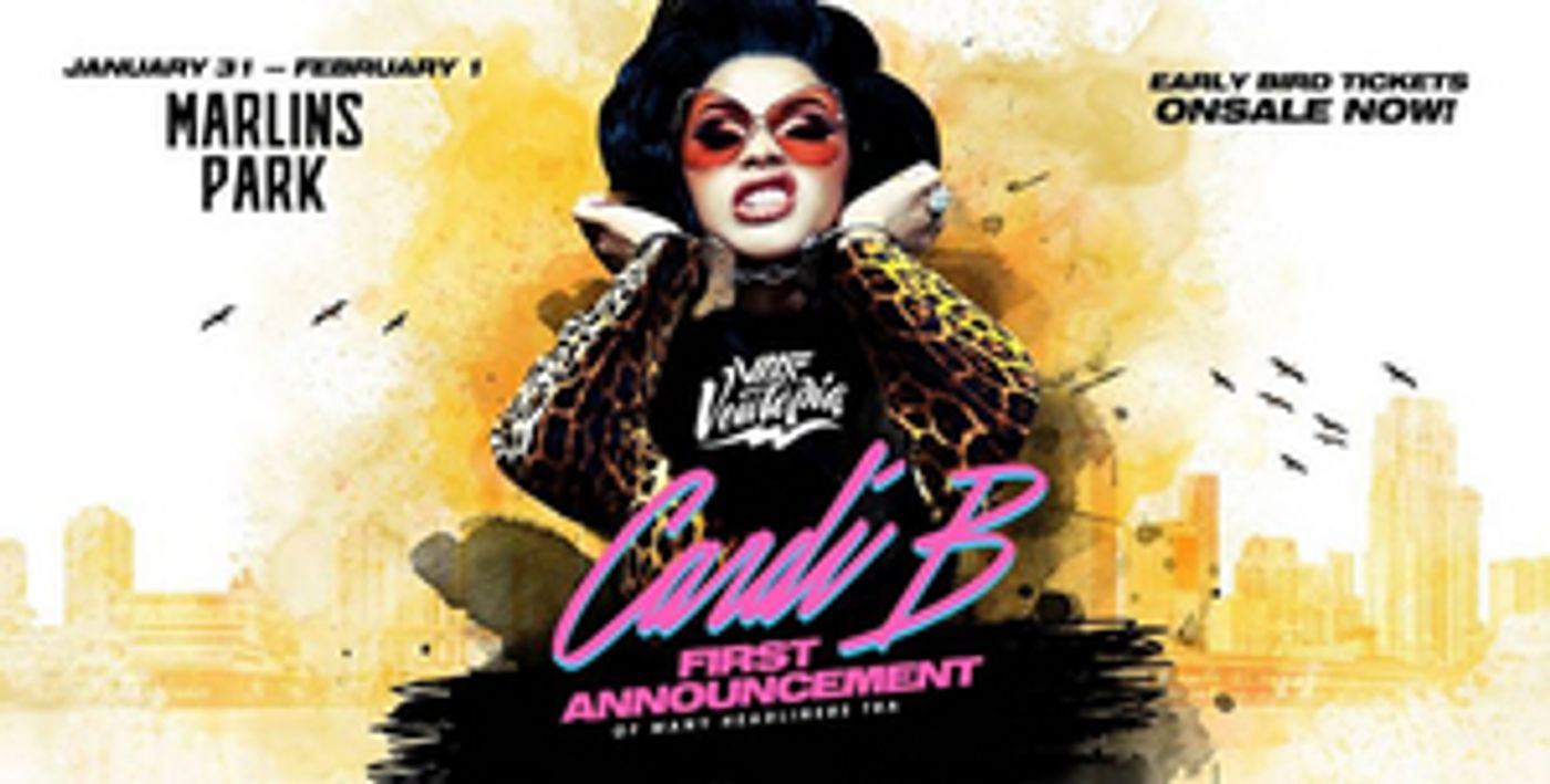 Cardi B to Headline Inaugural Vewtopia Music Festival Cardi B to Headline Inaugural Vewtopia Music Festival Image