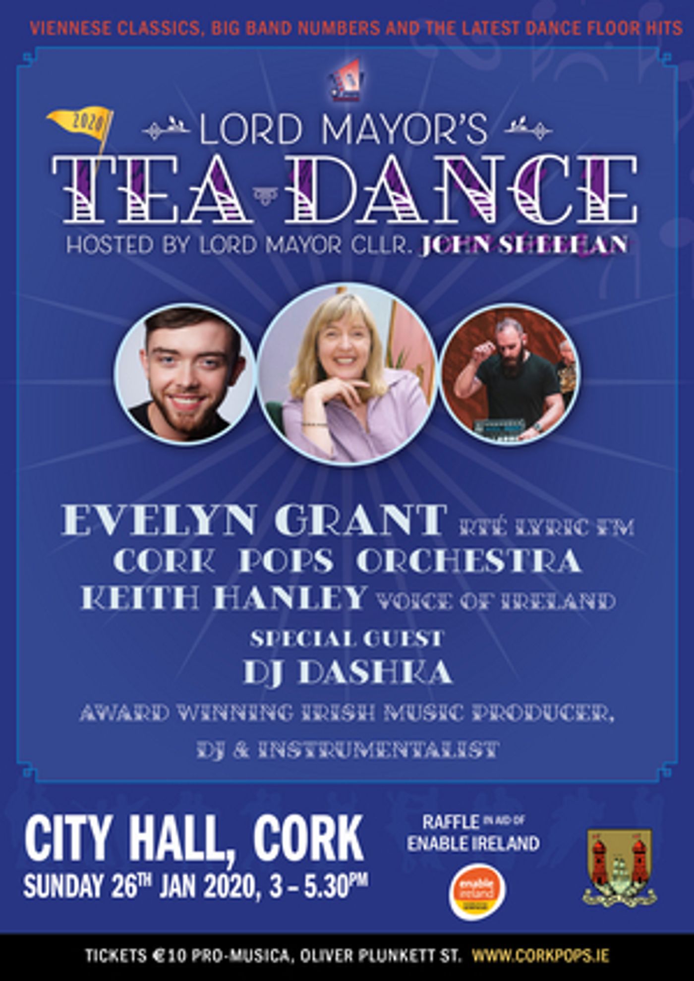 Lord Mayor's Tea Dance To Take Place at City Hall, Cork in January  Image