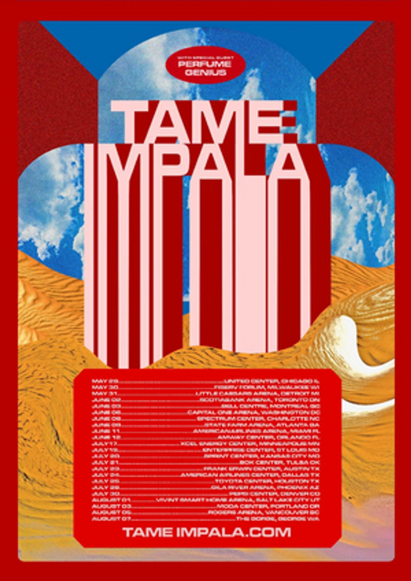 Tame Impala Announce Major North American Tour with Special Guest Perfume Genius  Image