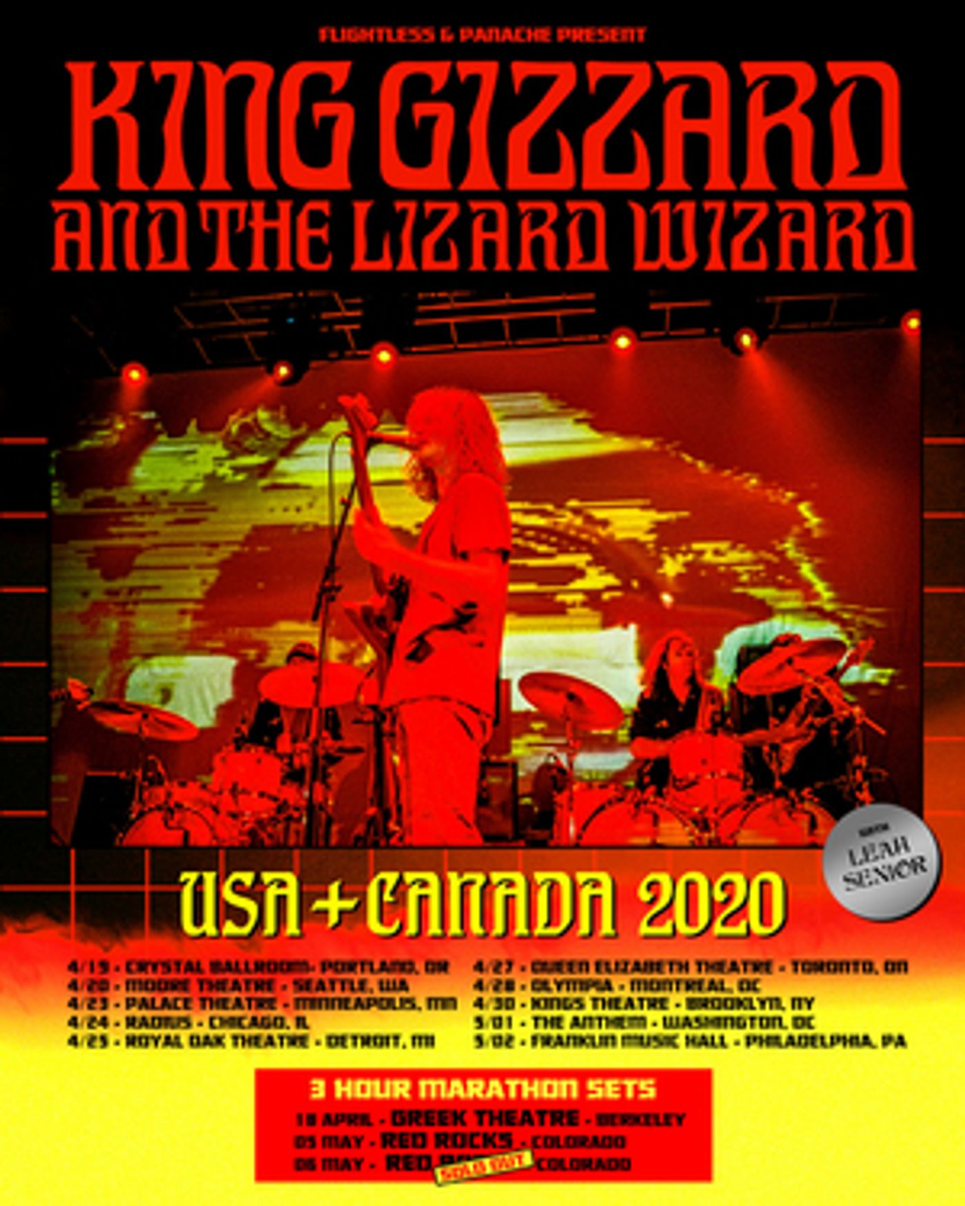 King Gizzard & The Lizard Wizard Announce 2020 North American Tour Dates  Image
