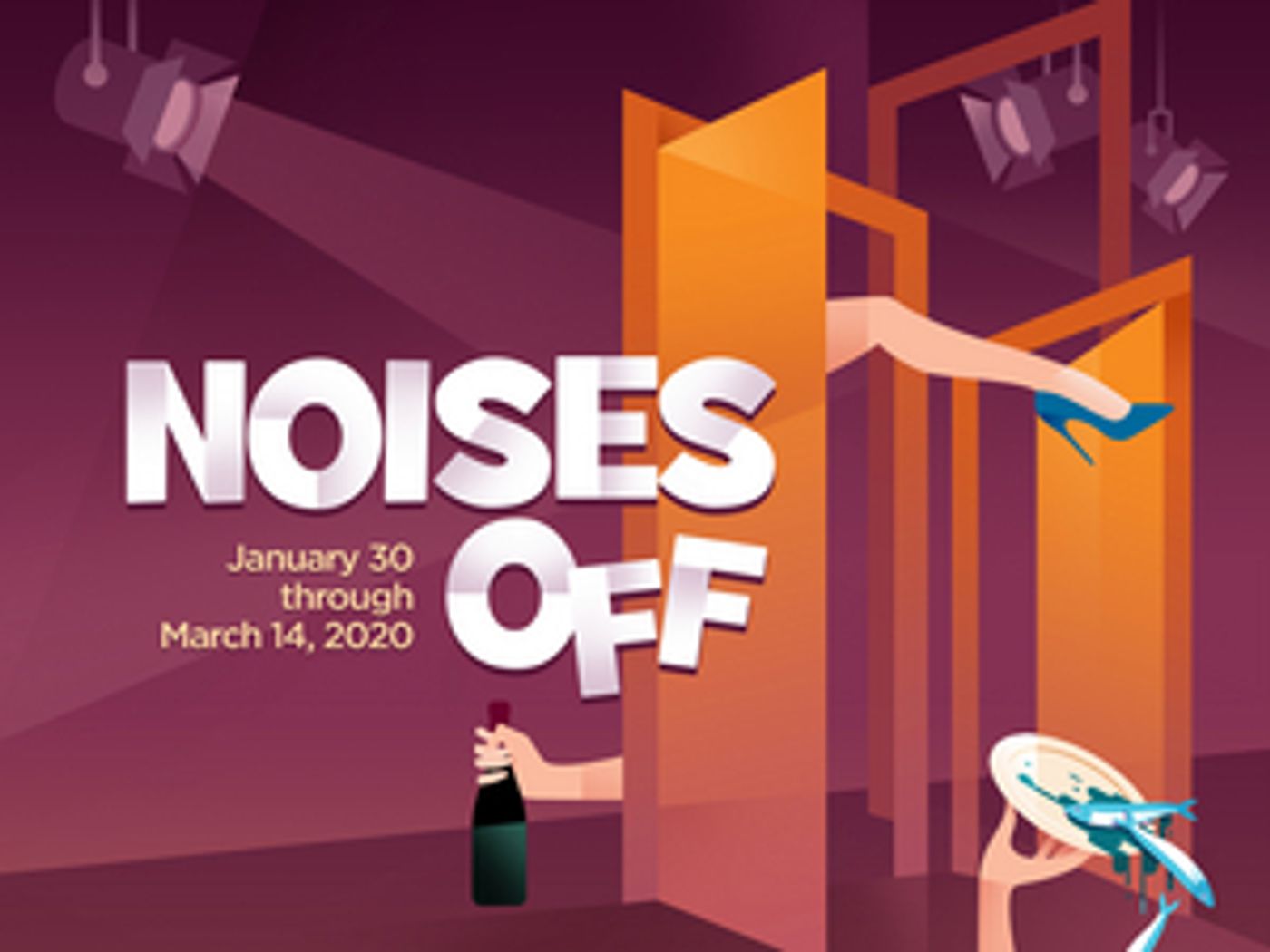 NOISES OFF is Coming to Metropolis Performing Arts Centre  Image
