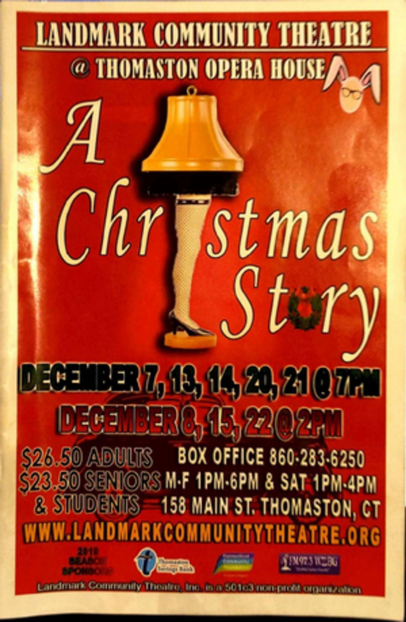 Review: A CHRISTMAS STORY at Landmark Community Theatre  Image