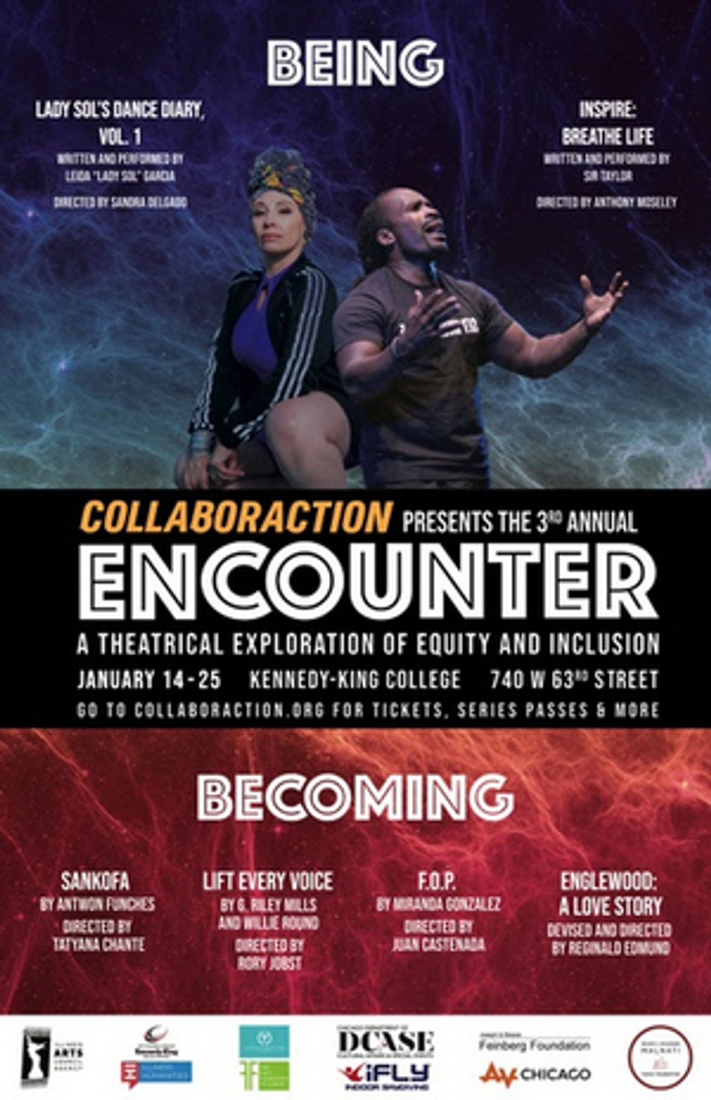 Collaboraction Announces Lineup For Third Encounter Series: BEING AND BECOMING  Image