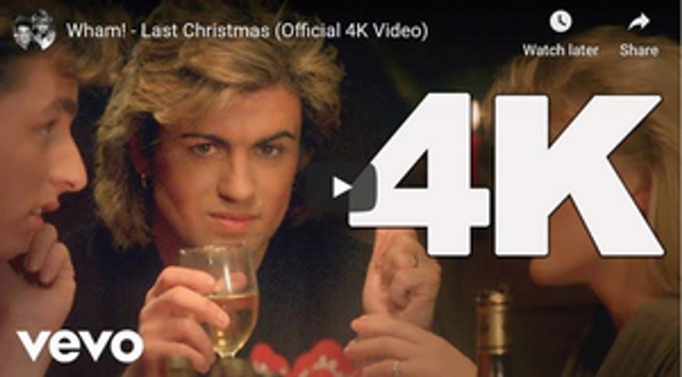 Wham! Releases 4K Video for 'Last Christmas'  Image