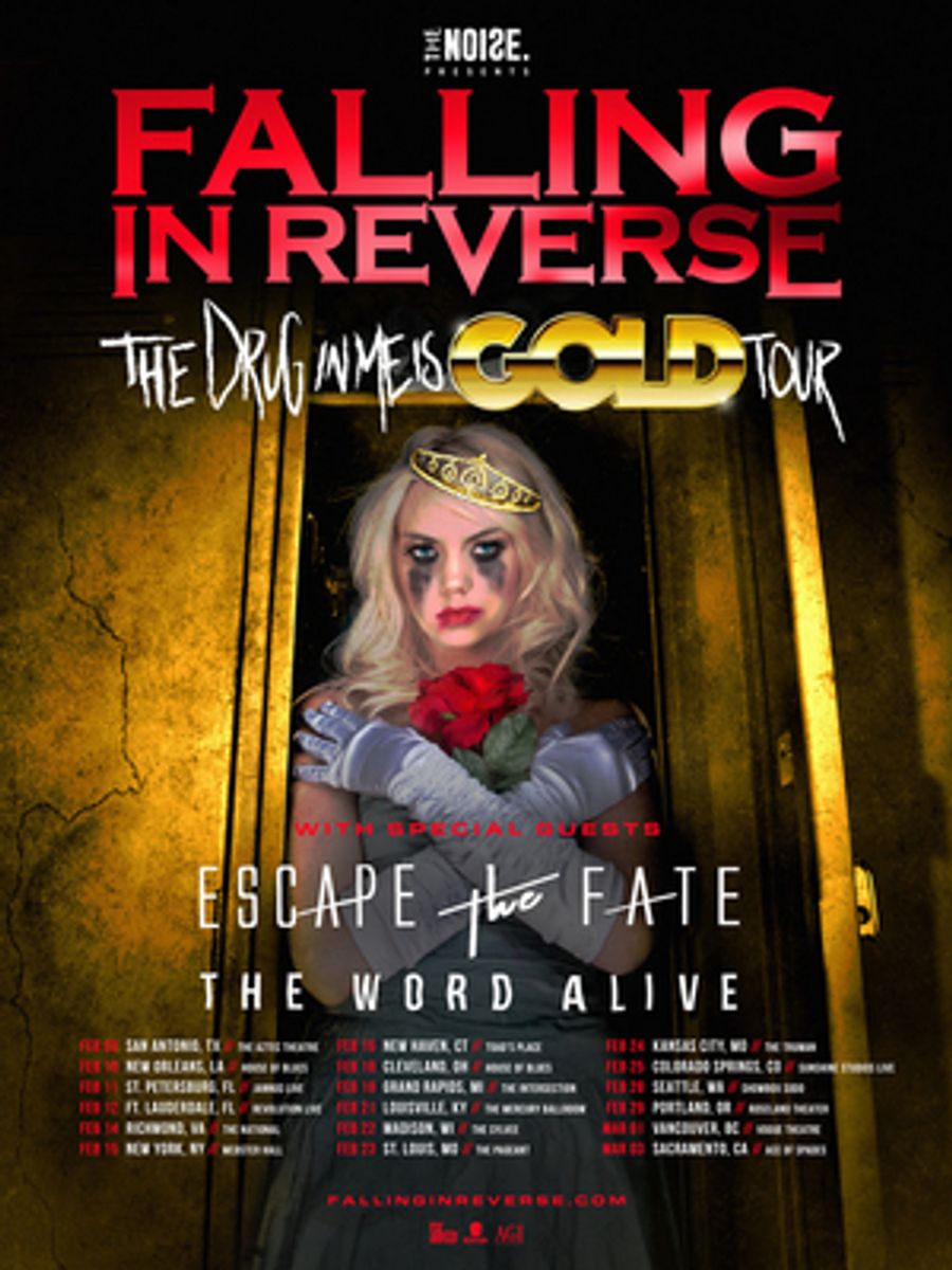 Falling In Reverse Announce 'The Drug in Me Is Gold' Tour Image
