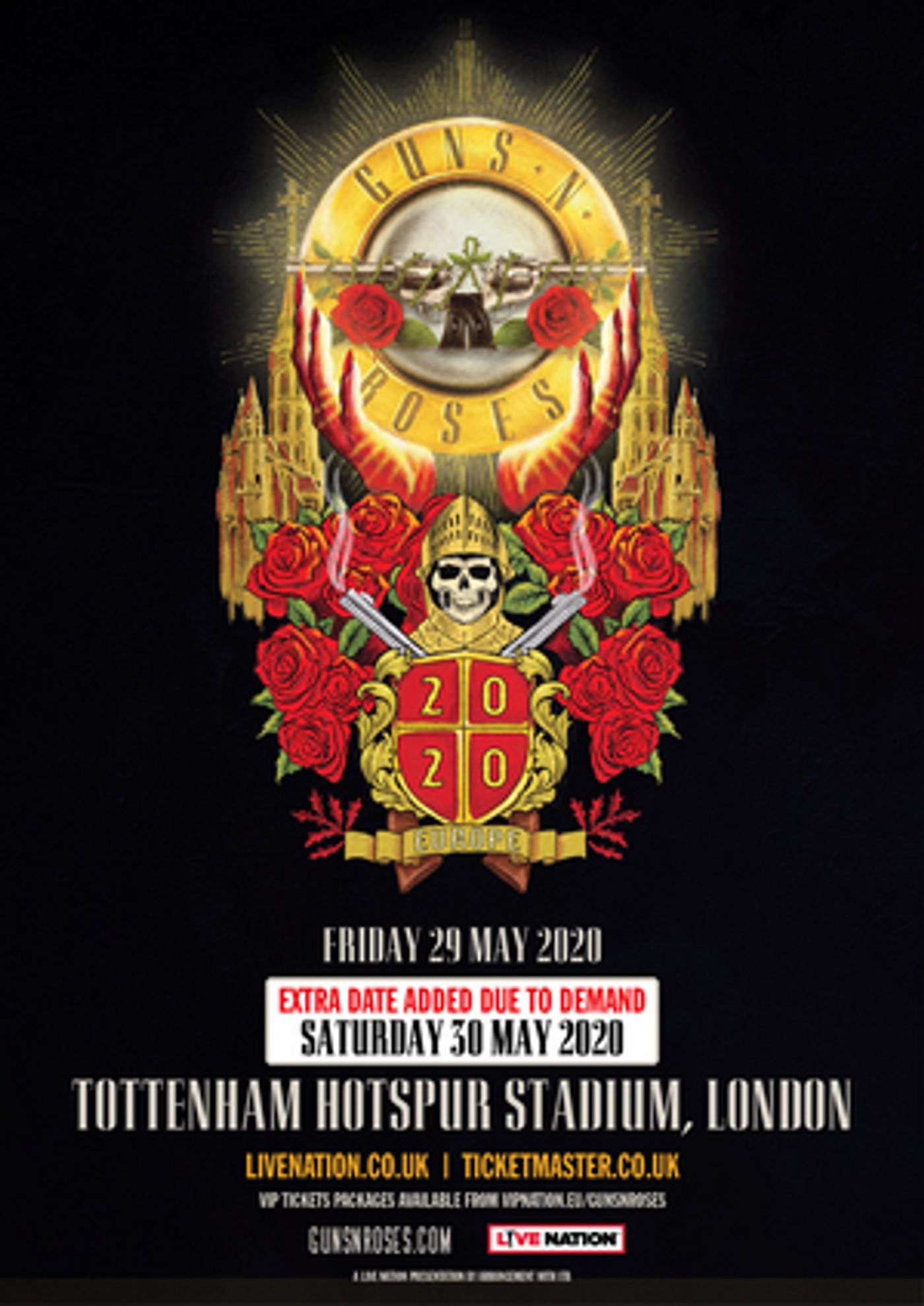Guns N' Roses Add Another UK Date Due To Demand Guns N' Roses Add Another UK Date Due To Demand Image