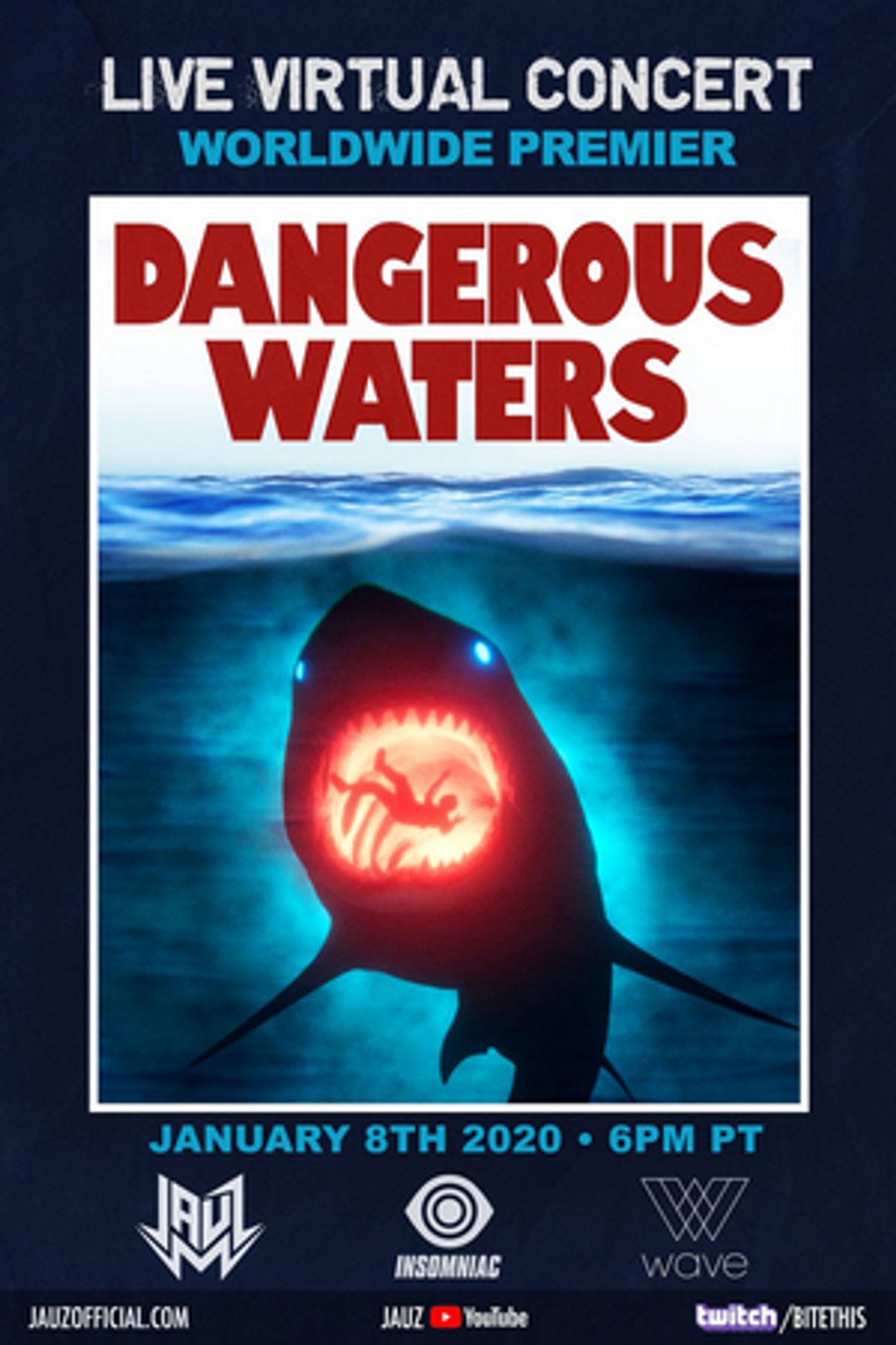 Jauz Brings His Dangerous Waters Debut Performance Live to Virtual Entertainment Platform Wave  Image