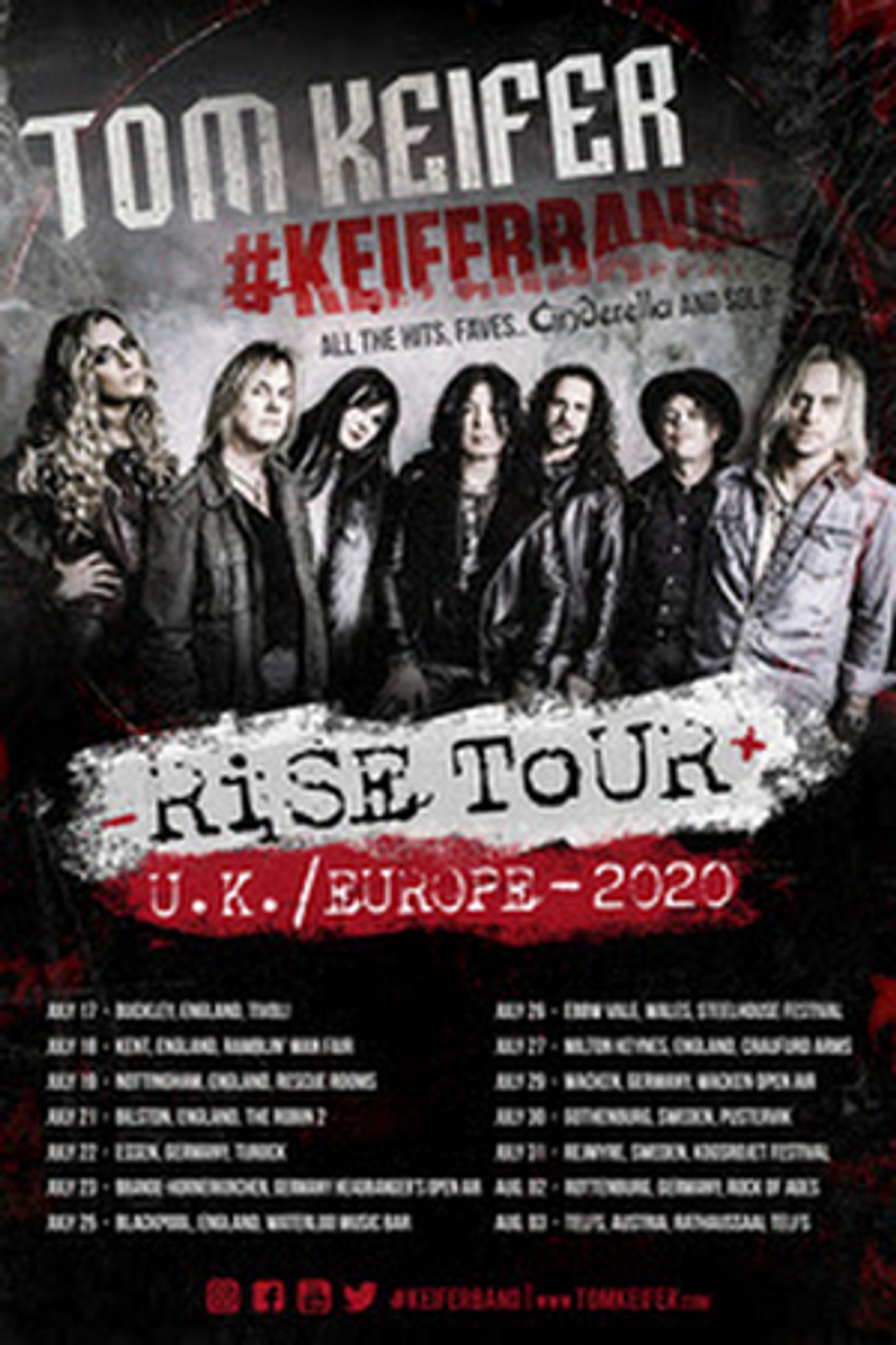 Tom Keifer #Keiferband Announce 'RISE' 2020 U.K./ Europe Tour Tom Keifer #Keiferband Announce 'RISE' 2020 U.K./ Europe Tour Image