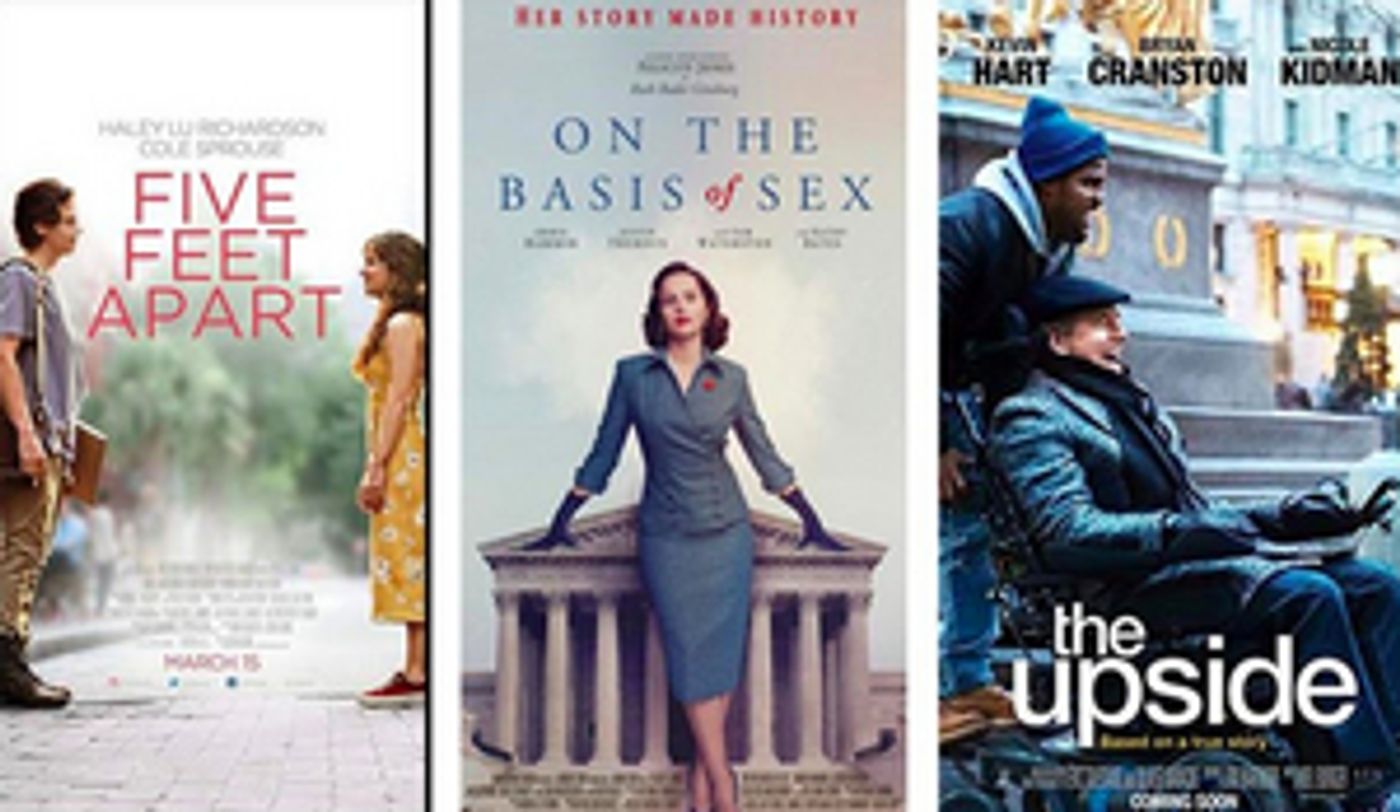 Showtime to Air Television Premieres of FIVE FEET APART, ON THE BASIS OF SEX and THE UPSIDE Showtime to Air Television Premieres of FIVE FEET APART, ON THE BASIS OF SEX and THE UPSIDE Image