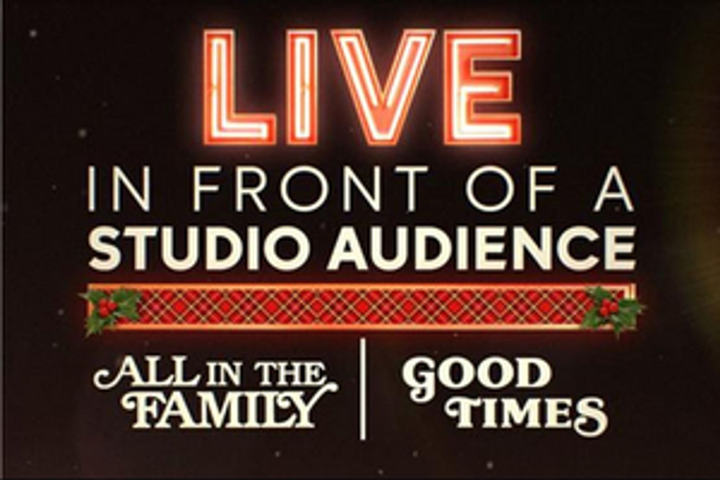 RATINGS: LIVE IN FRONT OF A STUDIO AUDIENCE Draws ABC's Biggest Audience on Wednesday Before Christmas in 10 Years RATINGS: LIVE IN FRONT OF A STUDIO AUDIENCE Draws ABC's Biggest Audience on Wednesday Before Christmas in 10 Years Image