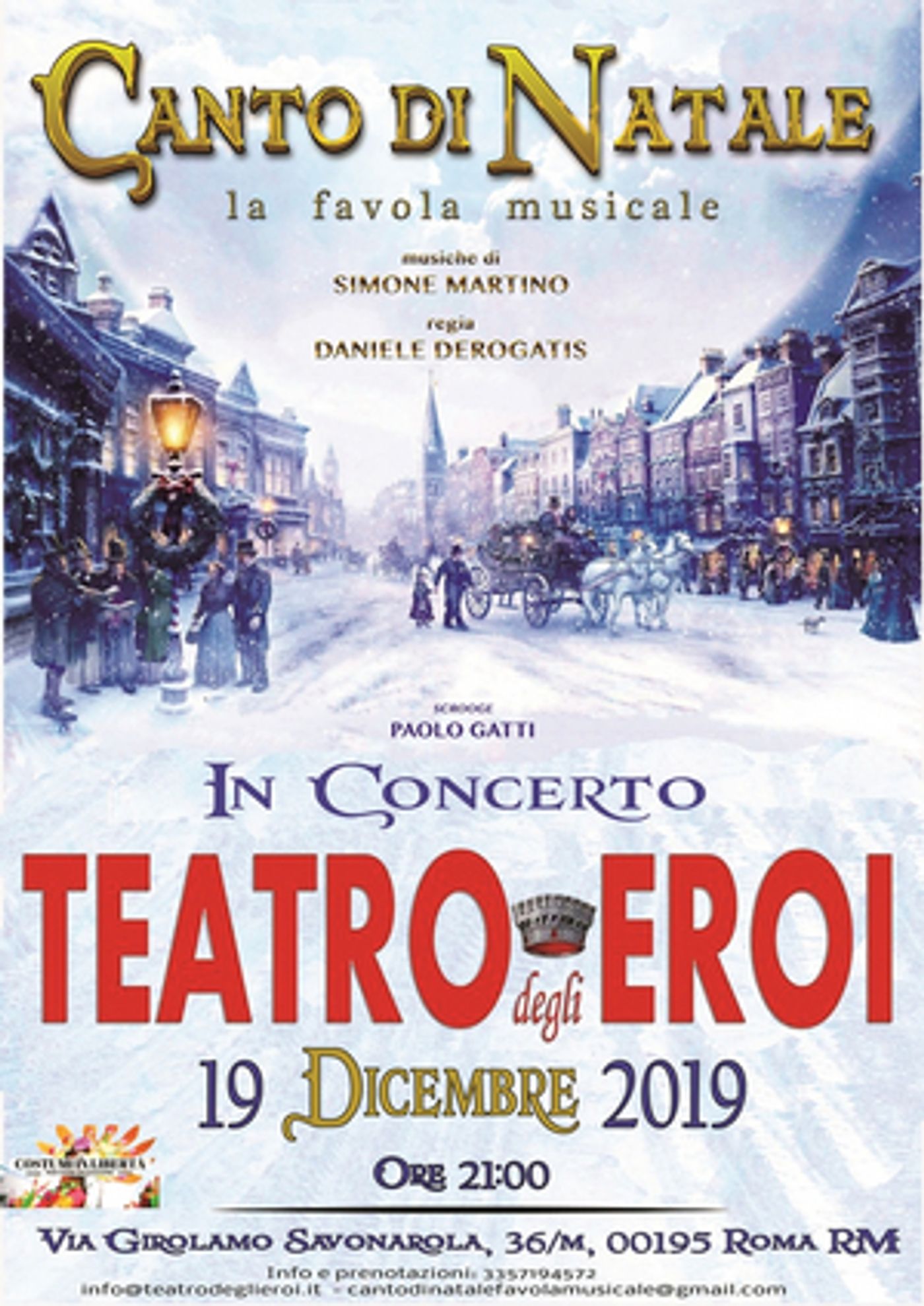 Review: CANTO DI NATALE LA FAVOLA MUSICALE al TEATRO DEGLI EROI Review: CANTO DI NATALE LA FAVOLA MUSICALE al TEATRO DEGLI EROI Image