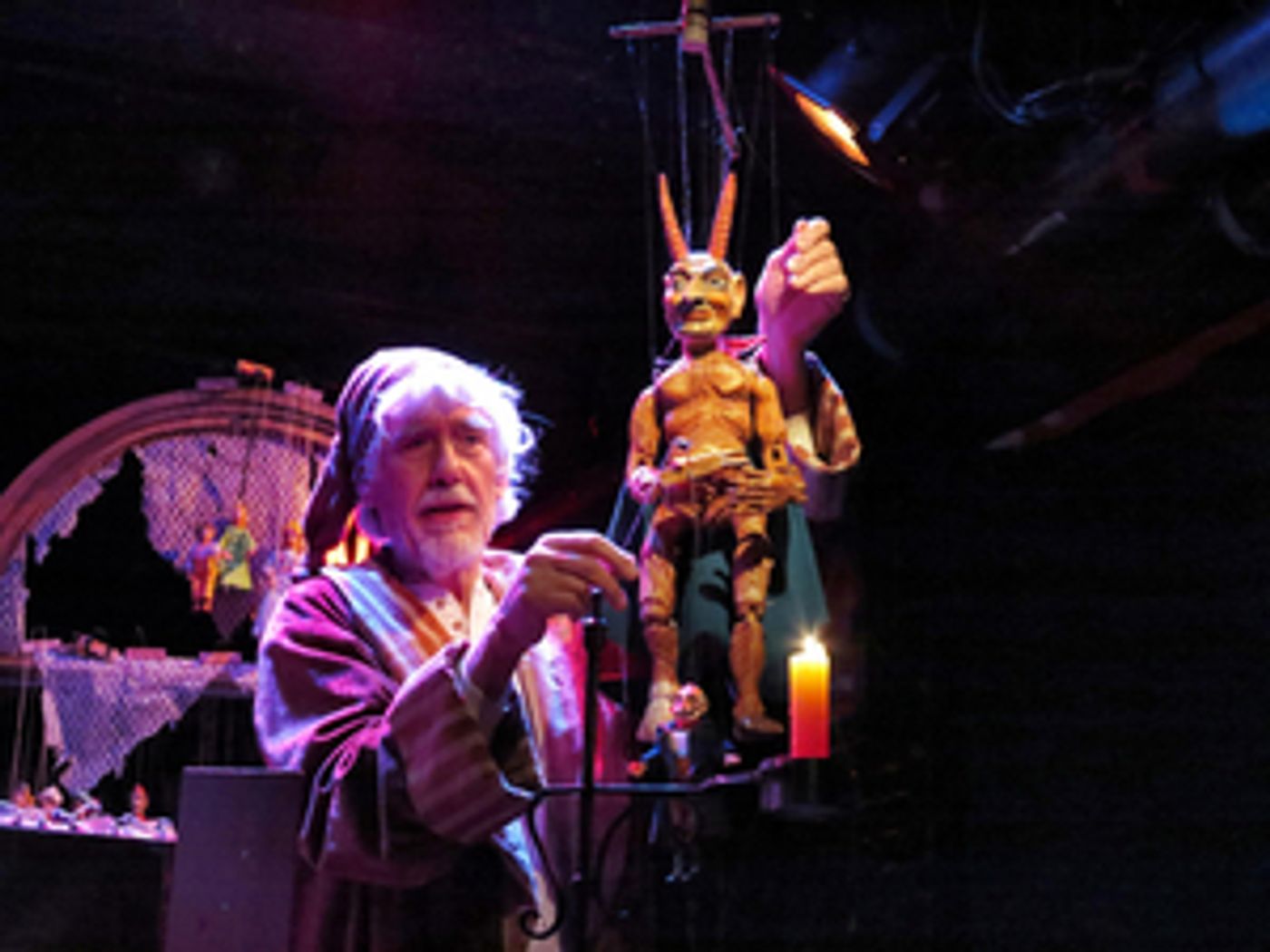 Review: Traditional Marionettes Update the Scrooge Story in A CHRISTMAS CAROL, OY! HANUKKAH, MERRY KWANZAA, HAPPY RAMADAN at Theater For The New City  Image