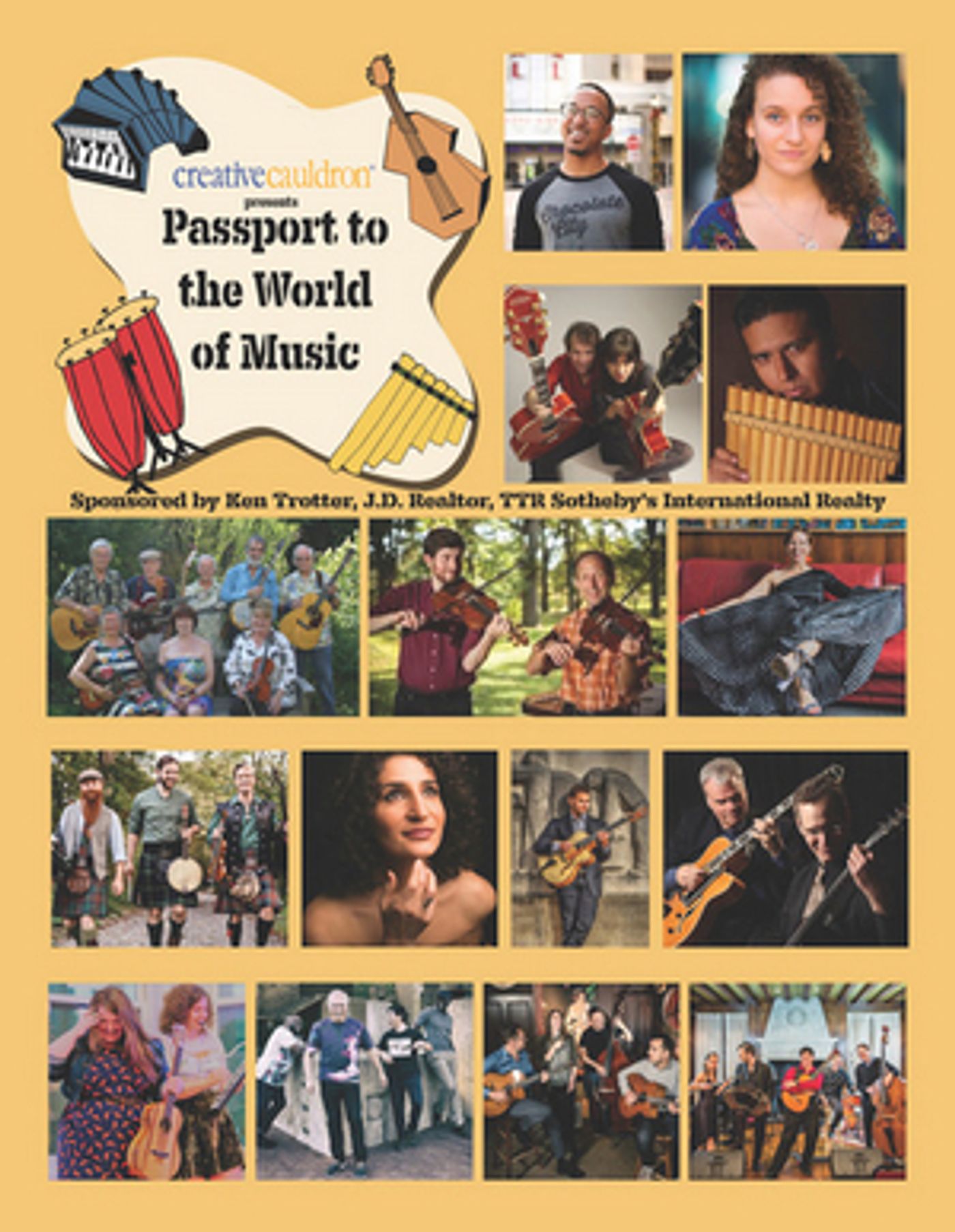 Creative Cauldron to Present PASSPORT TO THE WORLD  Image