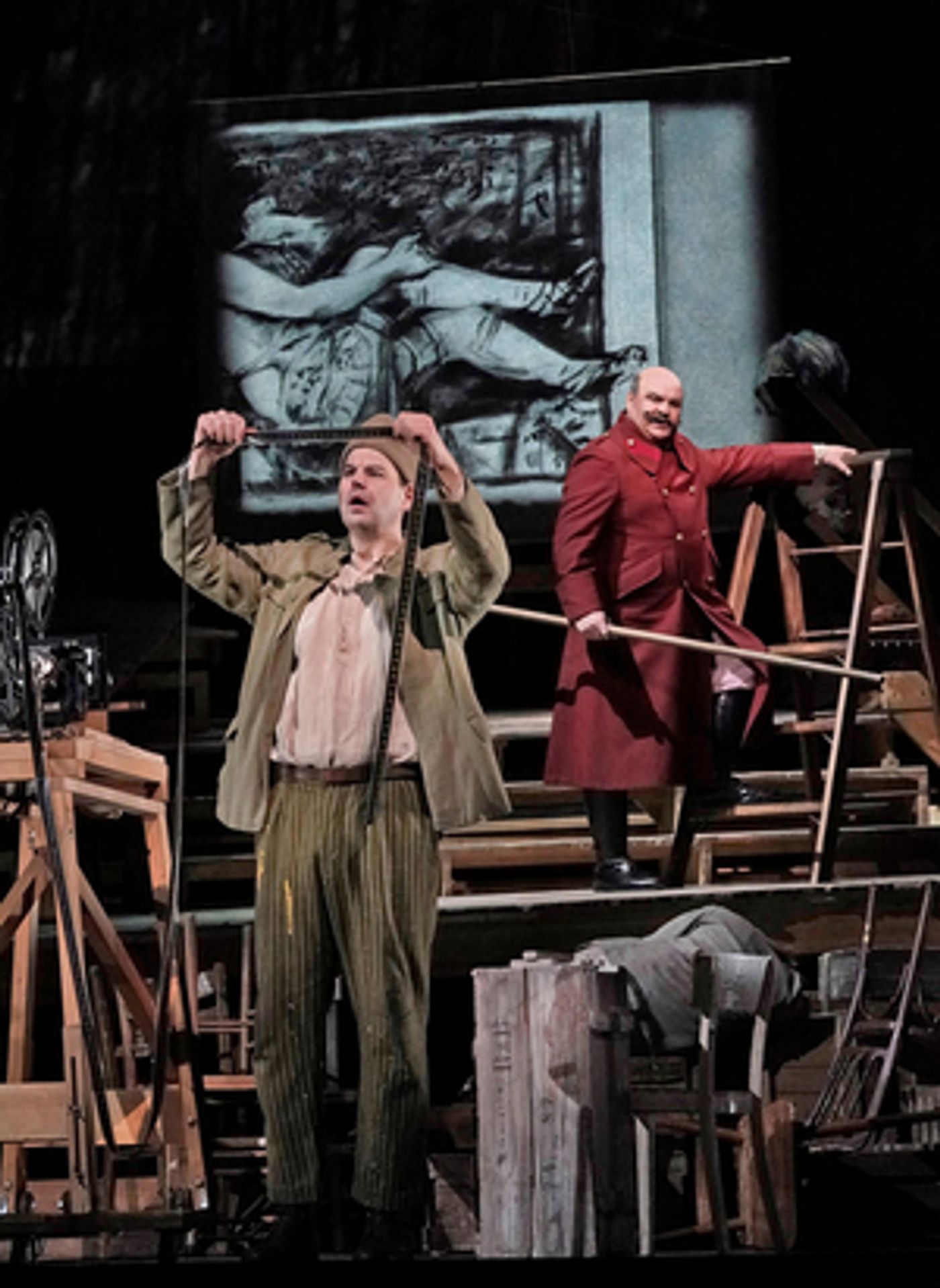 Review: Met Audiences Learn to Love WOZZECK in Kentridge Production, with Mattei, Led by Nezet-Seguin  Image