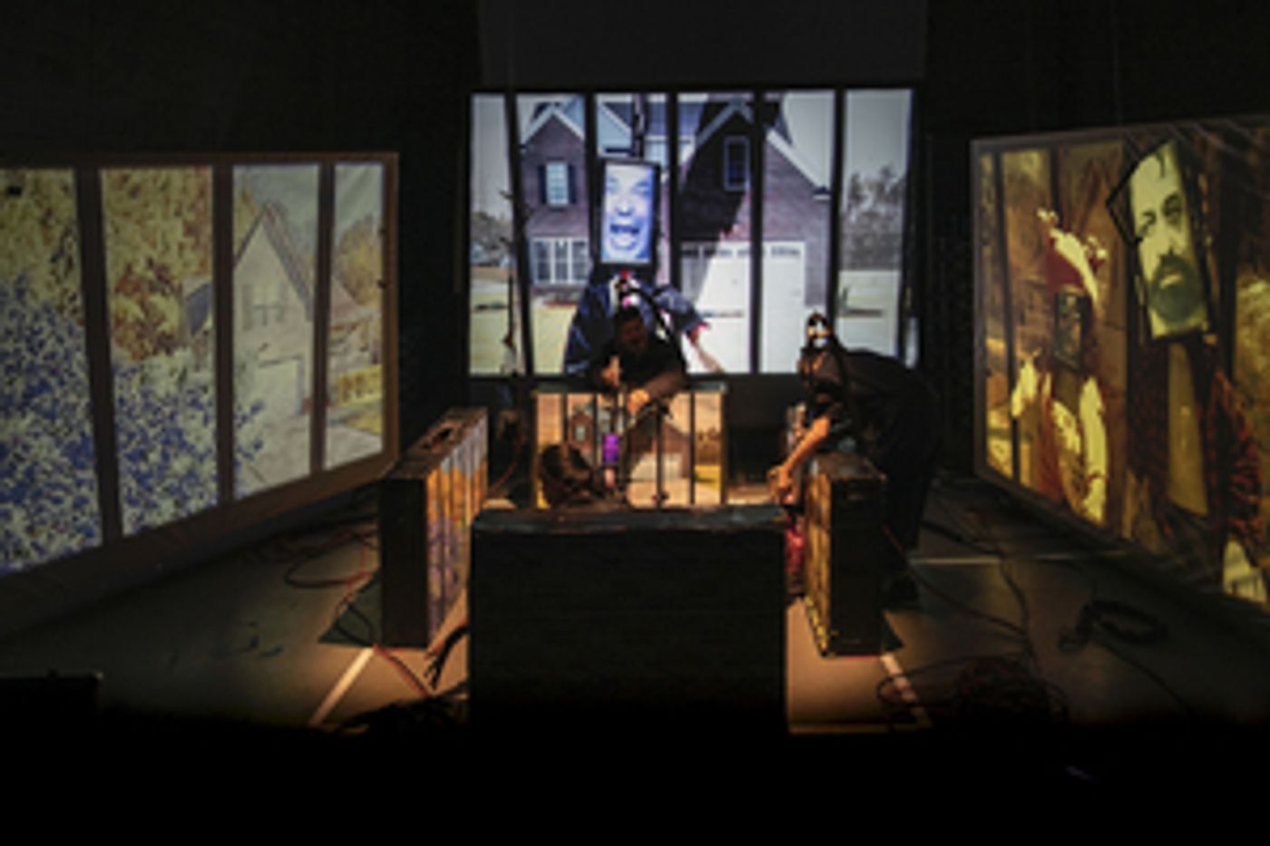 Review: Gun Violence Abounds in the Experimental Digital Puppetry Show FEAR IN THE WESTERN WORLD at Target Margin Theater  Image