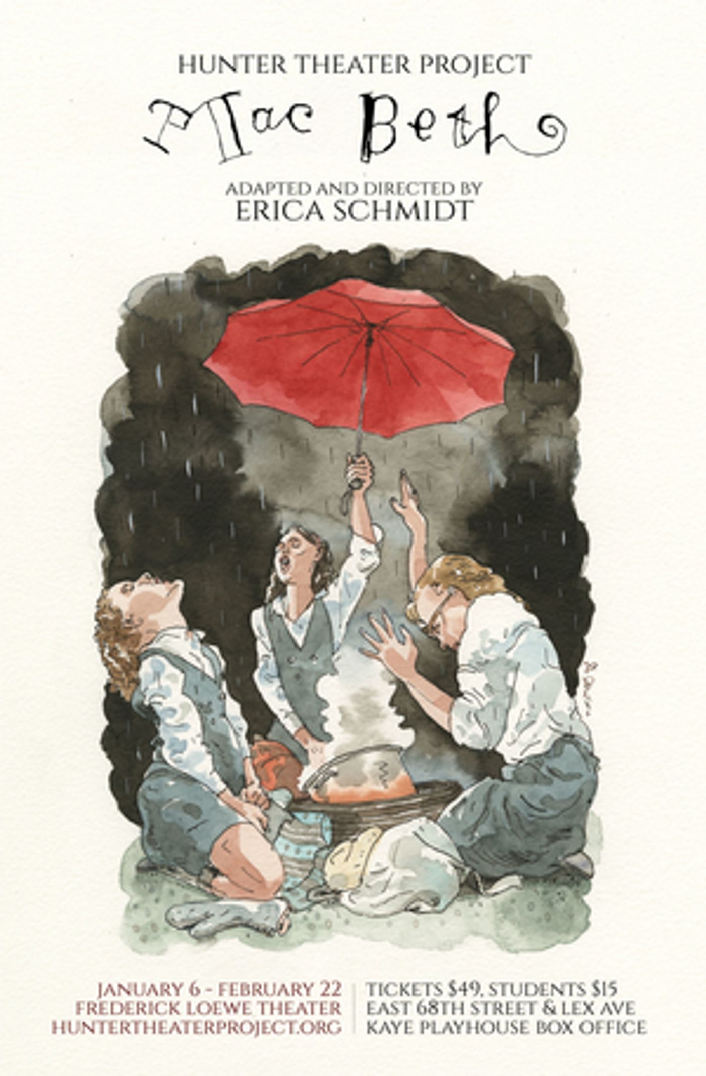 Performances Begin Tonight for Hunter Theater Project's MAC BETH  Image