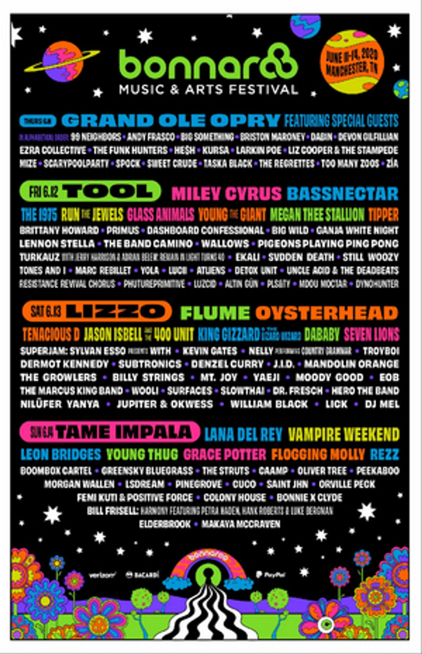 Lizzo, Tool, and Tame Impala to Headline Bonnaroo 2020 - See Full Lineup! Lizzo, Tool, and Tame Impala to Headline Bonnaroo 2020 - See Full Lineup! Image