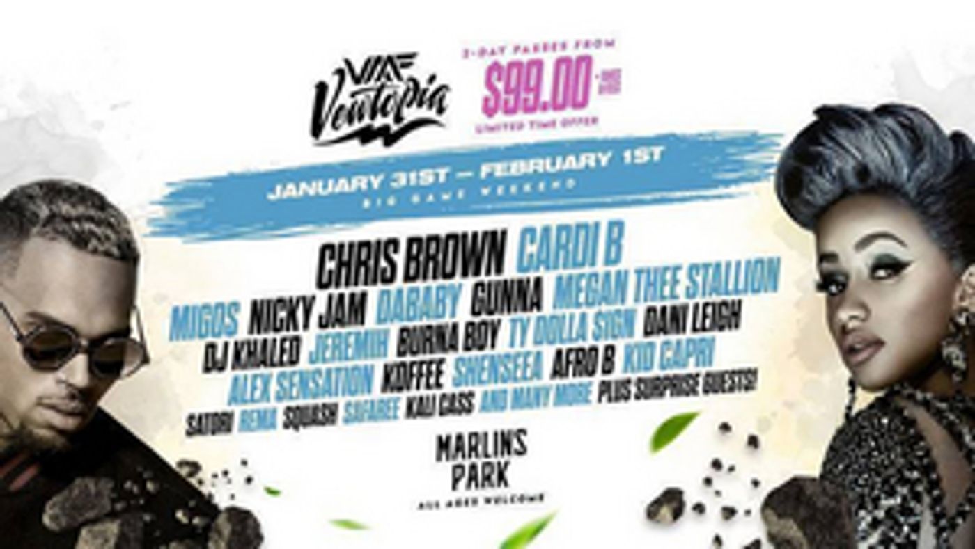 Vewtopia Music Fest Announces Full Lineup, Featuring Cardi B, Chris Brown, Migos, and More! Vewtopia Music Fest Announces Full Lineup, Featuring Cardi B, Chris Brown, Migos, and More! Image