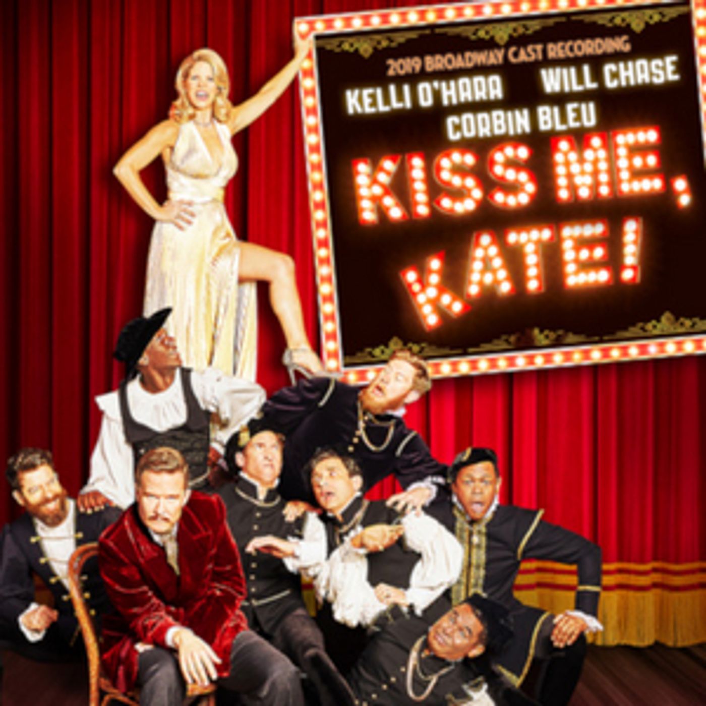 The 2019 Broadway Cast Recording of KISS ME, KATE Starring Kelli O'Hara, Will Chase and Corbin Bleu is Now Available on CD  Image