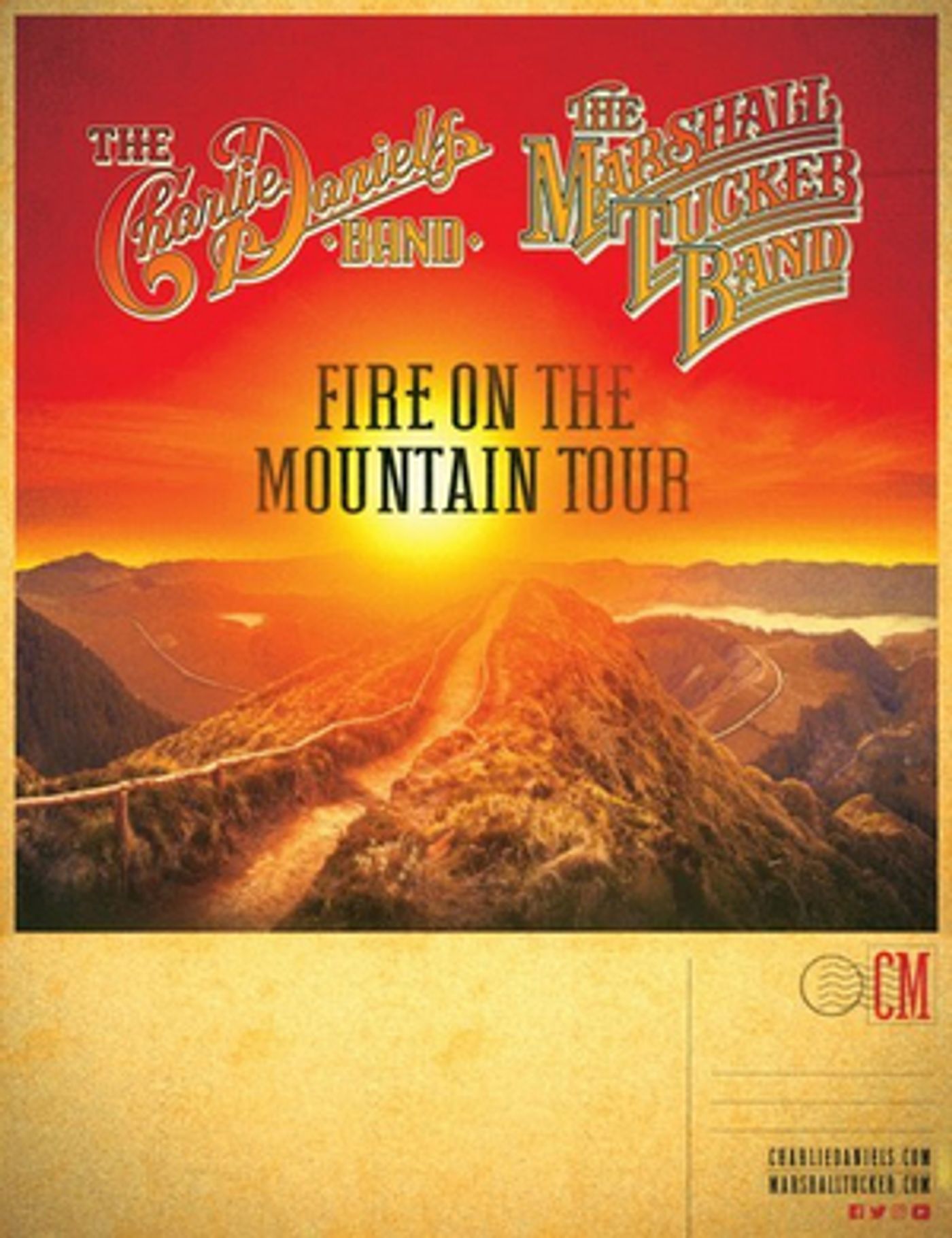 The Charlie Daniels Band and The Marshall Tucker Band Announce 'Fire on the Mountain' Tour  Image