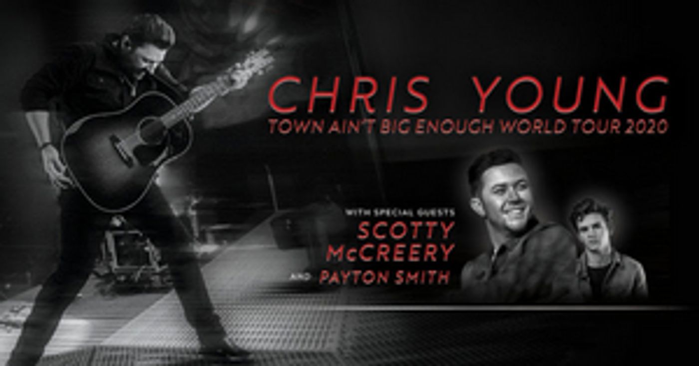Chris Young Announces the 'Town Ain't Big Enough World Tour 2020'  Image