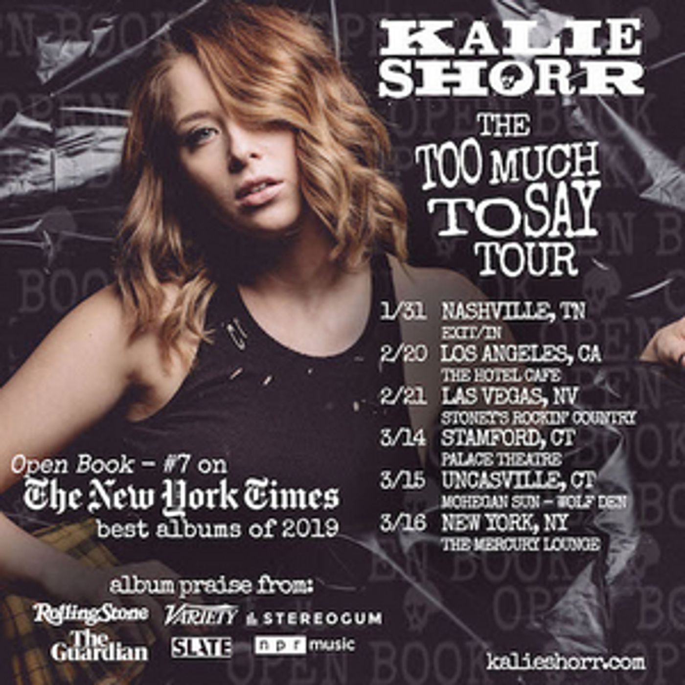Kalie Shorr Announces 'Too Much to Say Tour'  Image