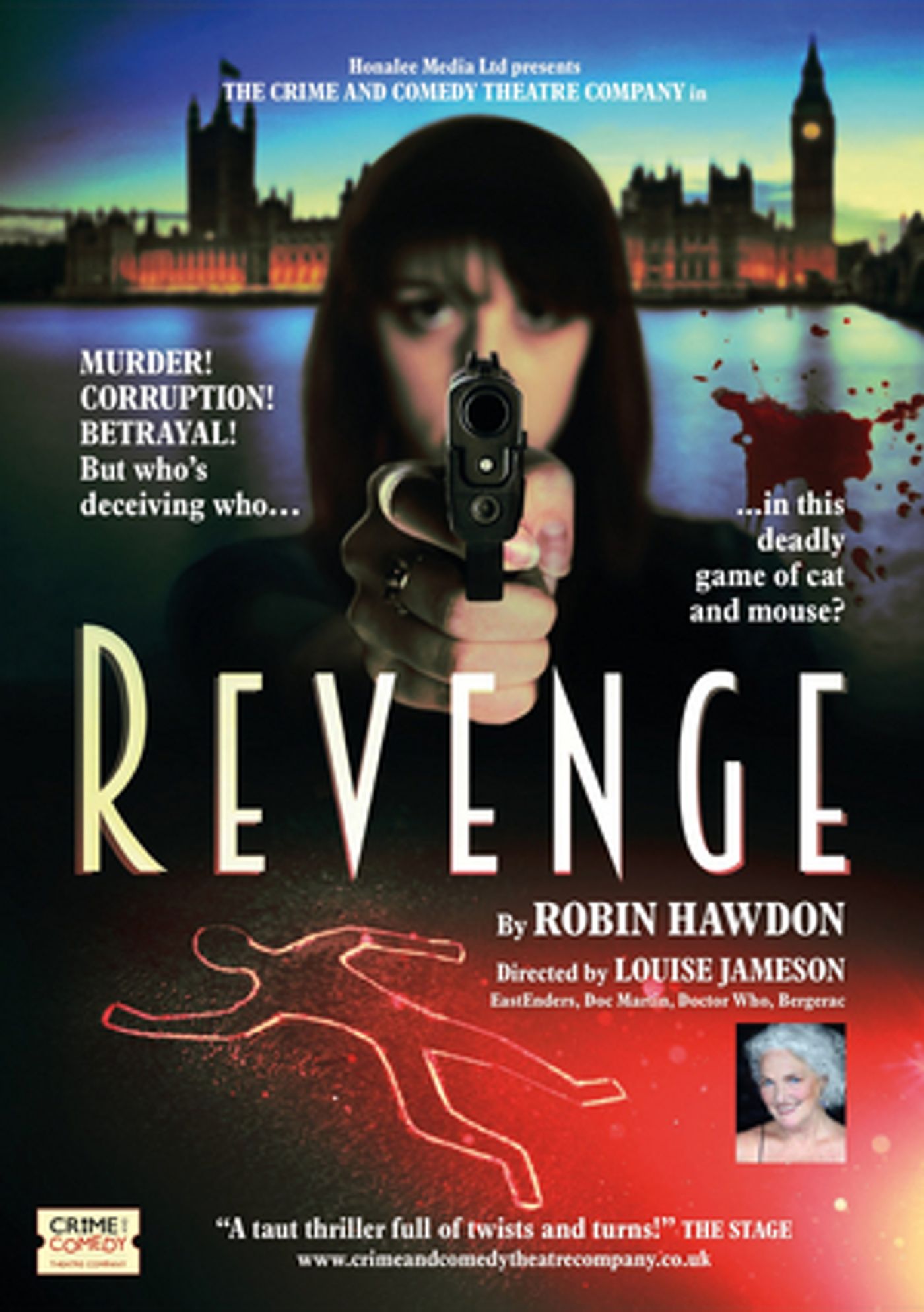 Louise Jameson Directs UK Tour Of Robin Hawdon's Play REVENGE Louise Jameson Directs UK Tour Of Robin Hawdon's Play REVENGE Image
