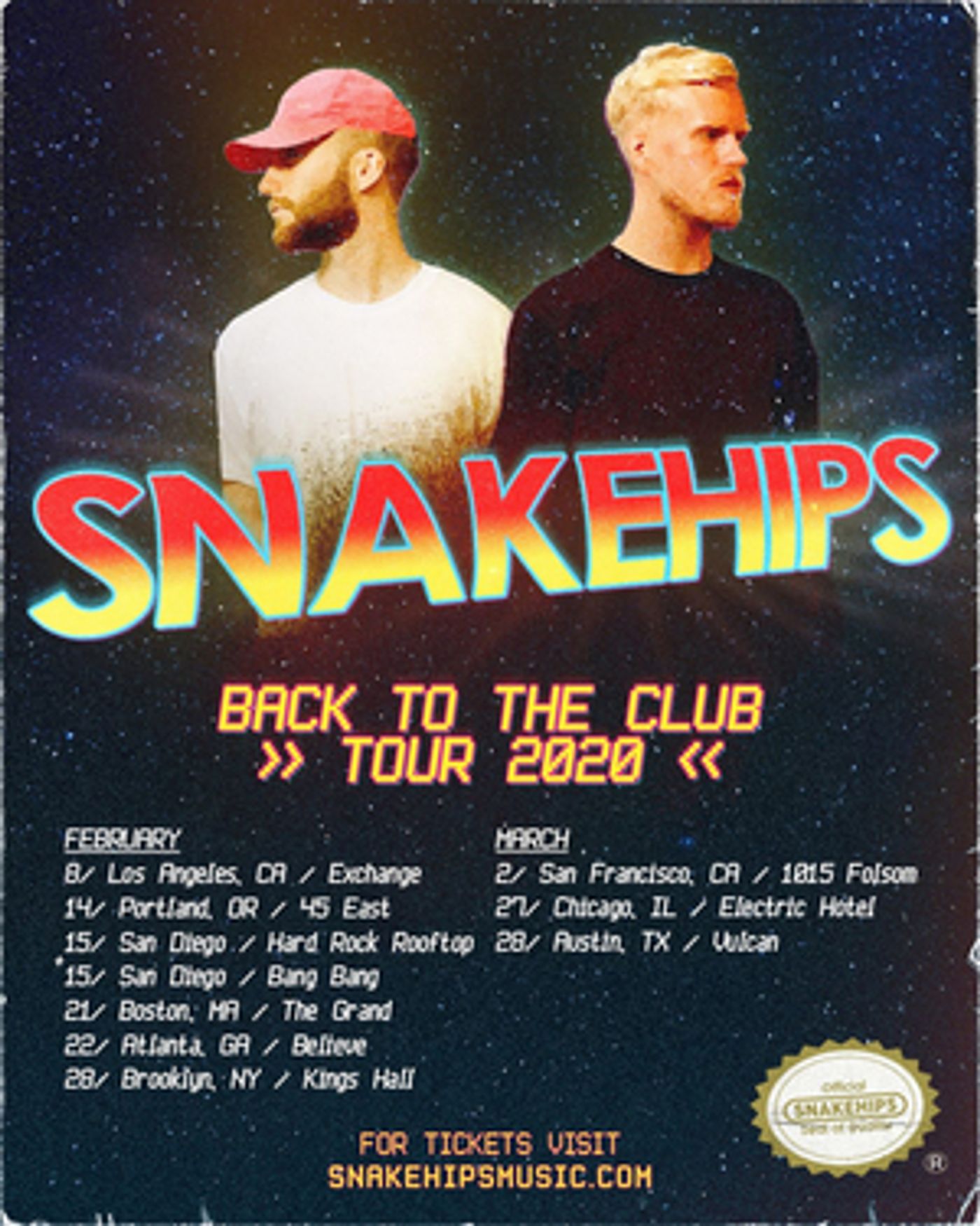 Snakehips Unveil 2020 North American Tour  Image