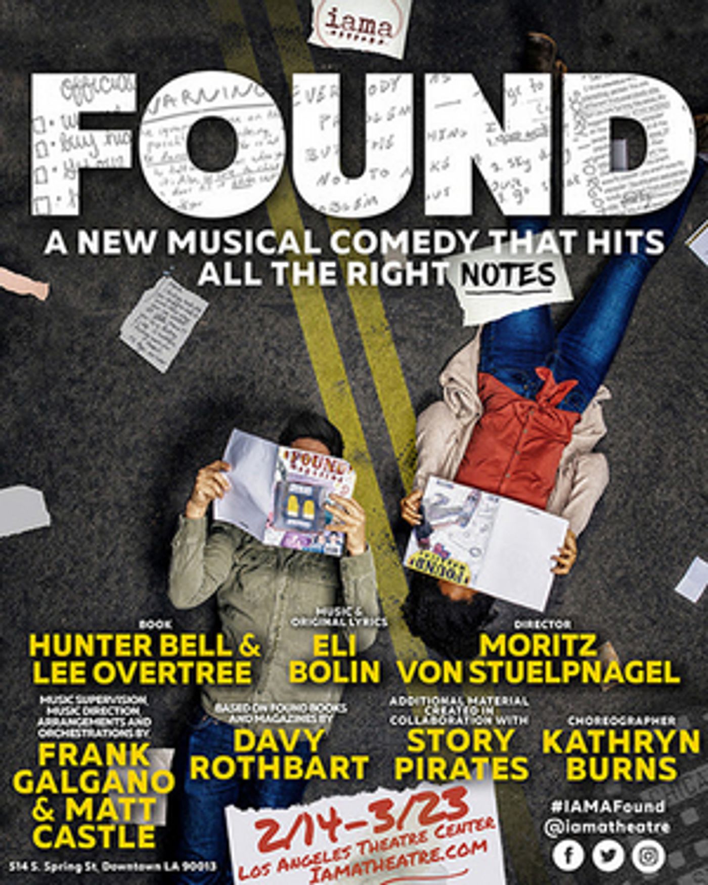 IAMA Theatre Company Will Present the West Coast Premiere of Musical Comedy FOUND Starring Jonah Platt  Image