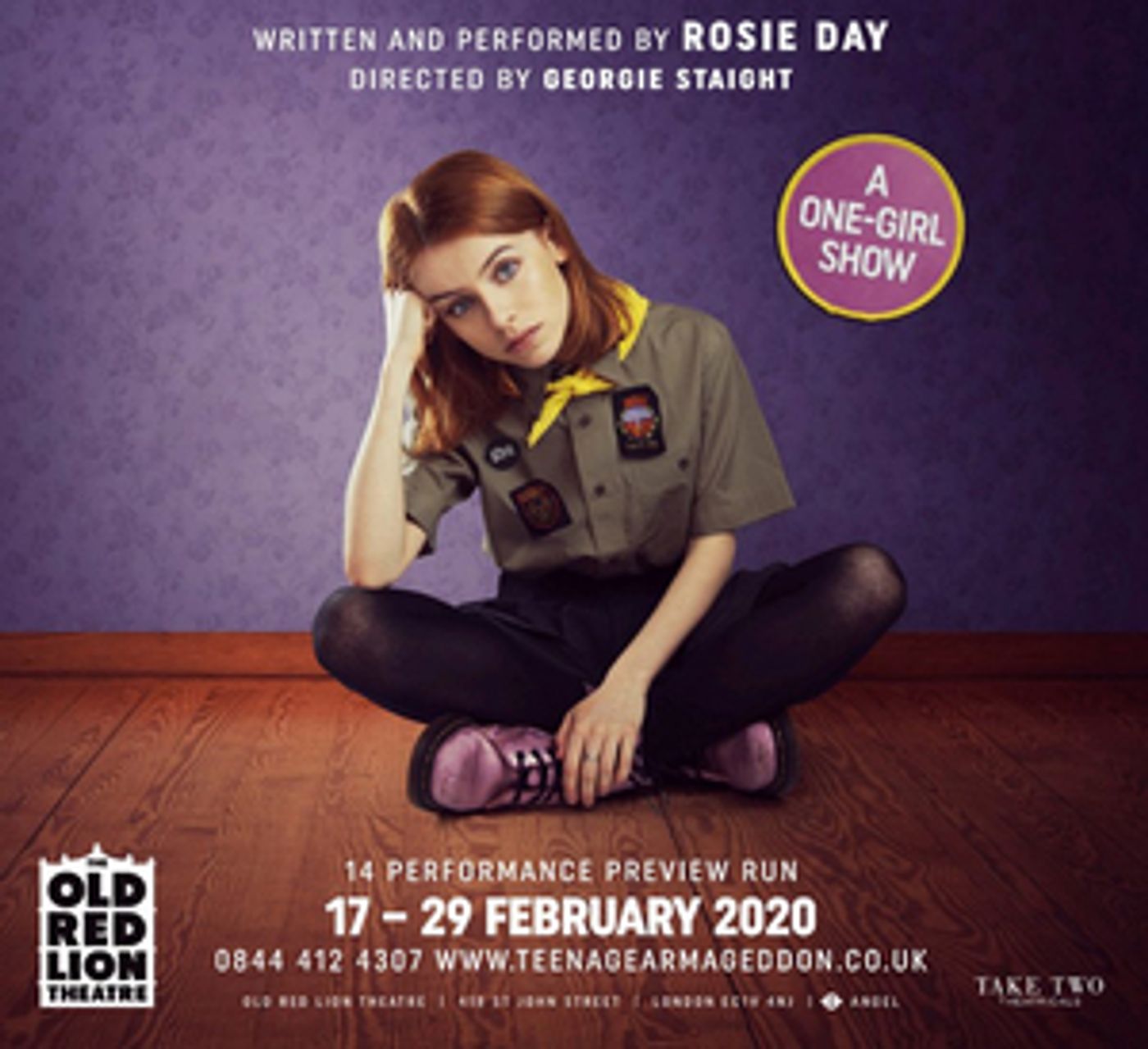 Rosie Day is Bringing INSTRUCTIONS FOR A TEENAGE ARMAGEDDON to The Old Red Lion Theatre  Image