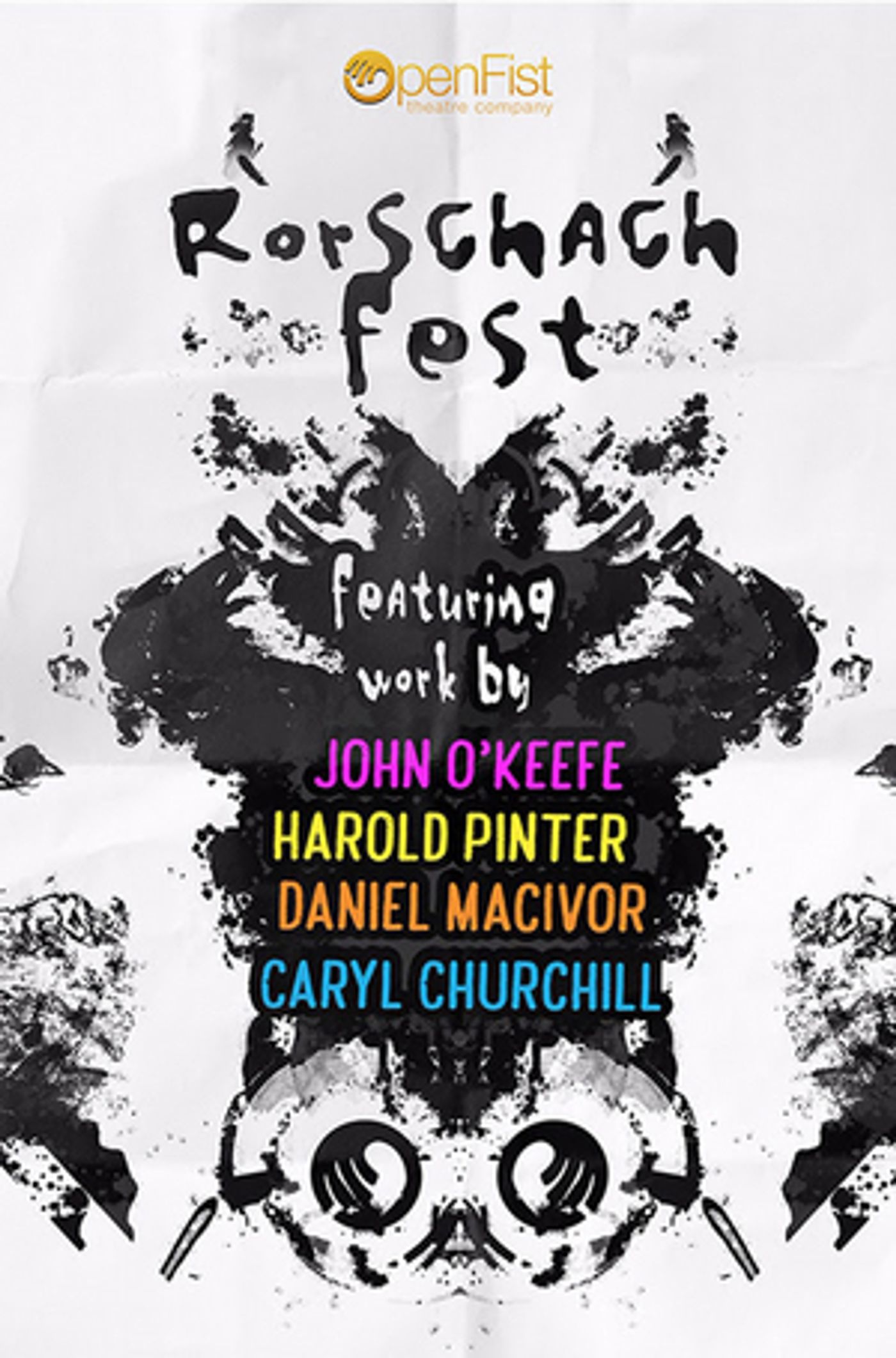 Open Fist Theatre Company Celebrates 30 Years of Theater with RORSCHACH FEST  Image