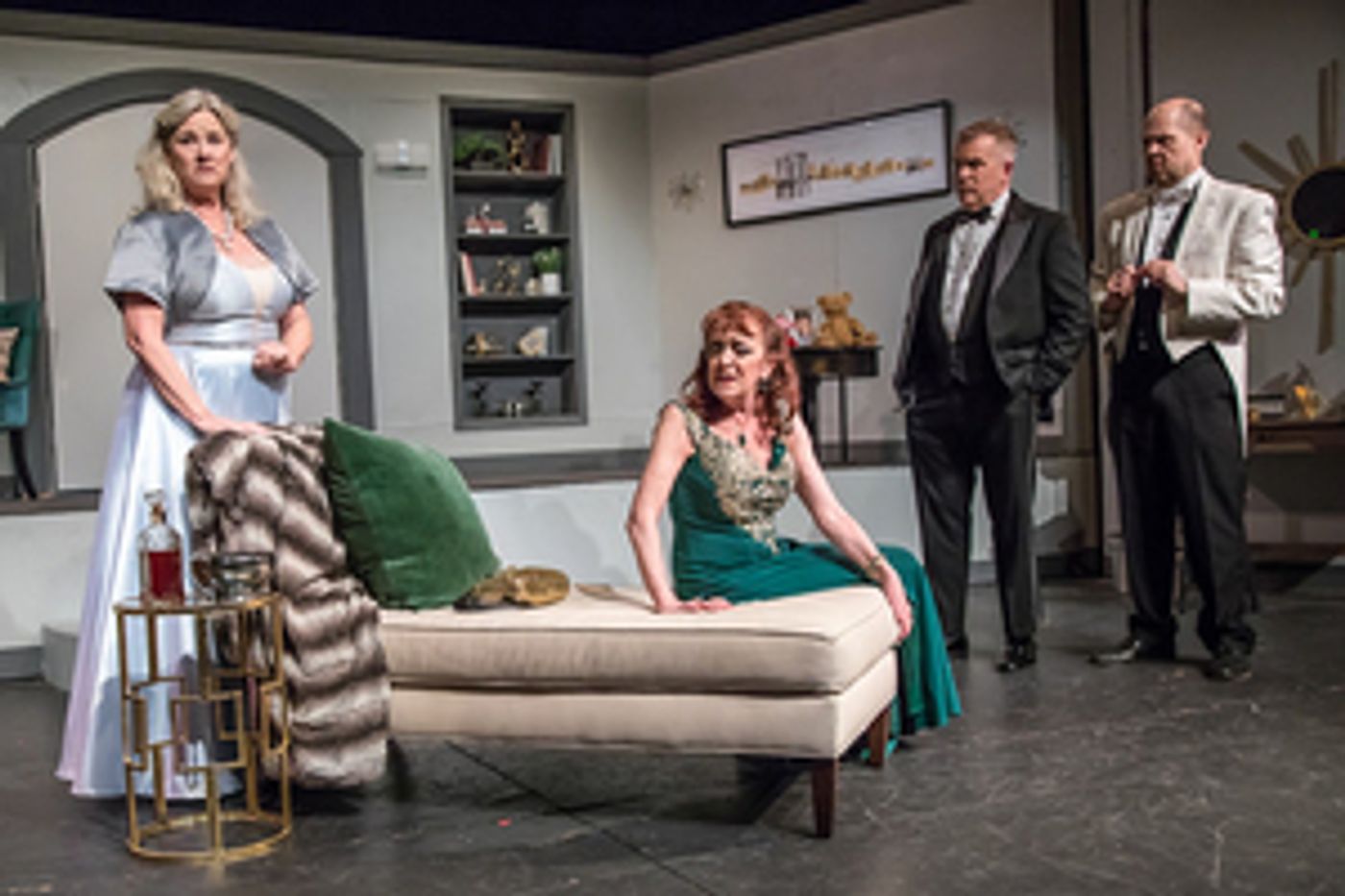 Review: Opening Night Frantic Antics Fuel the Humor in Terrence McNally's IT'S ONLY A PLAY at the Morgan-Wixson Theatre  Image