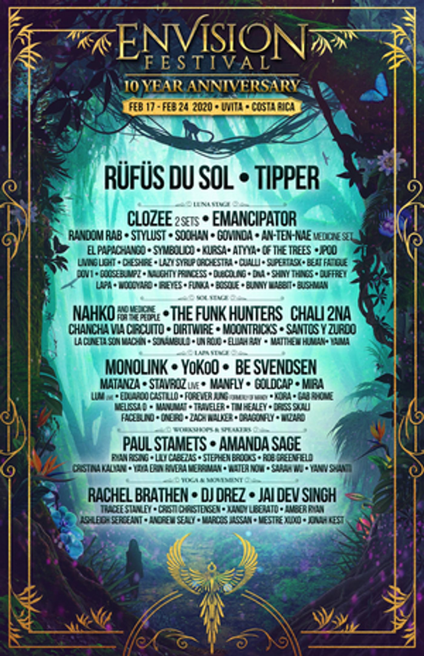 Envision Festival Adds Rufus du Sol, Tipper, Nahko & More to Lineup Envision Festival Adds Rufus du Sol, Tipper, Nahko & More to Lineup Image
