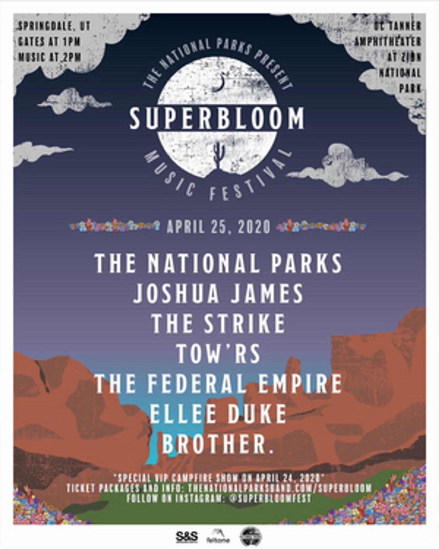 The National Parks Announce First-Ever Superbloom Music Festival The National Parks Announce First-Ever Superbloom Music Festival Image
