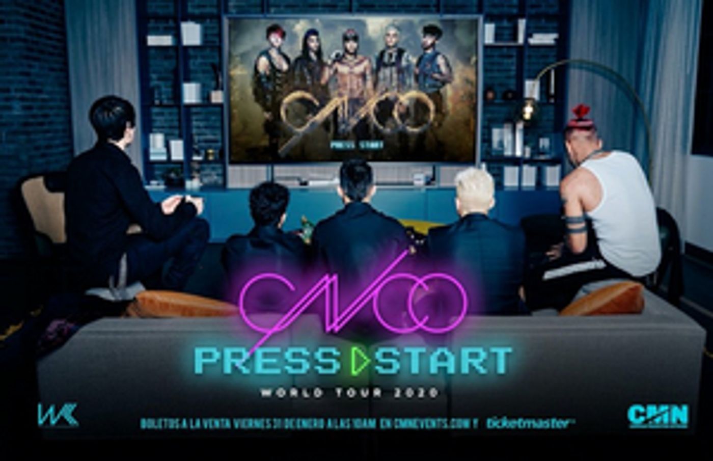 CNCO Announce First Leg of 2020 'Press Start Tour' CNCO Announce First Leg of 2020 'Press Start Tour' Image