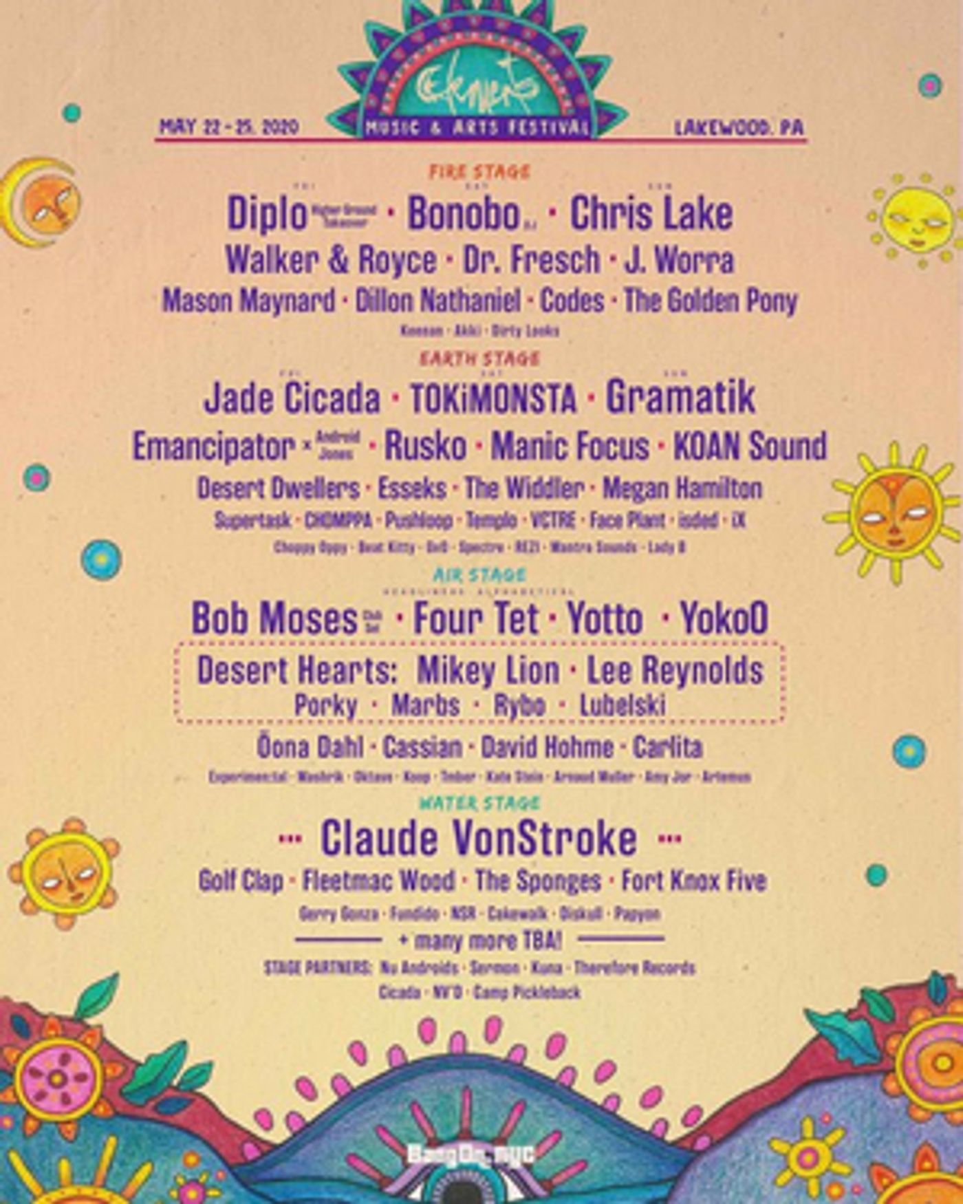 Diplo, Bonobo, Chris Lake & More Announced for Elements Music & Arts Festival  Image