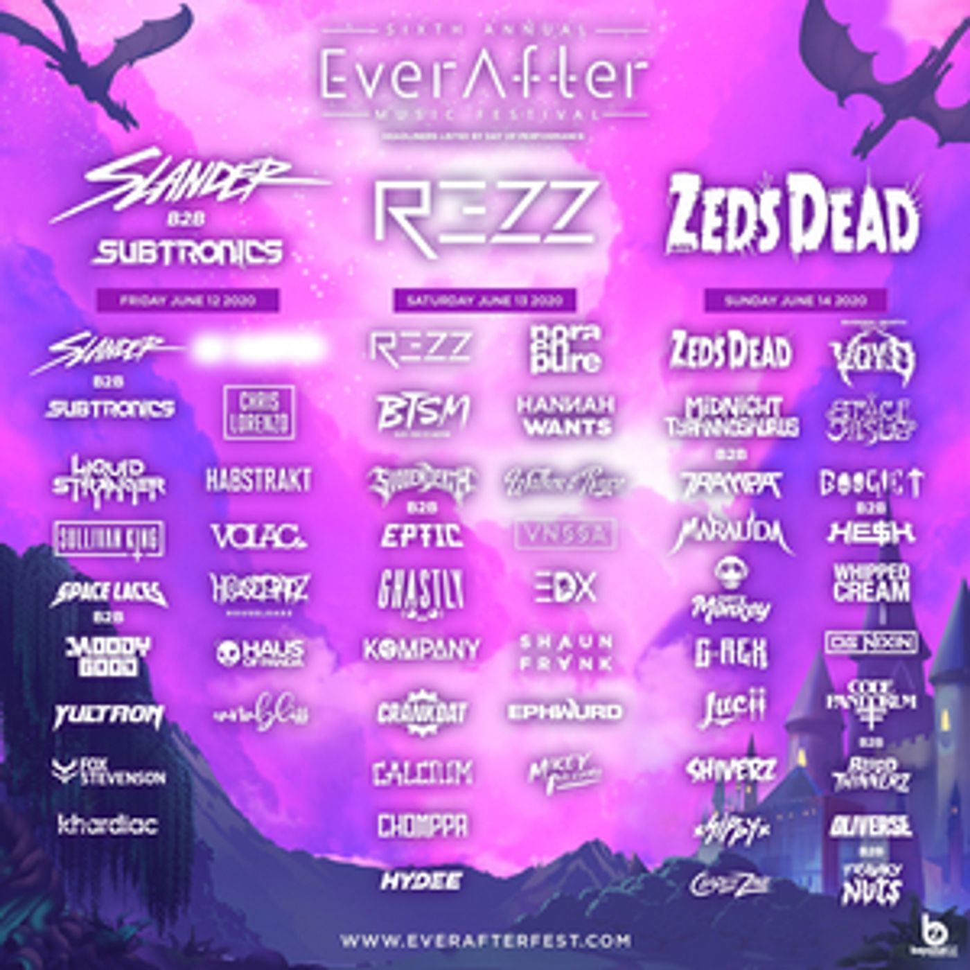 Ever After Music Festival Announces Lineup with REZZ, Zeds Dead, SLANDER, & More! Ever After Music Festival Announces Lineup with REZZ, Zeds Dead, SLANDER, & More! Image