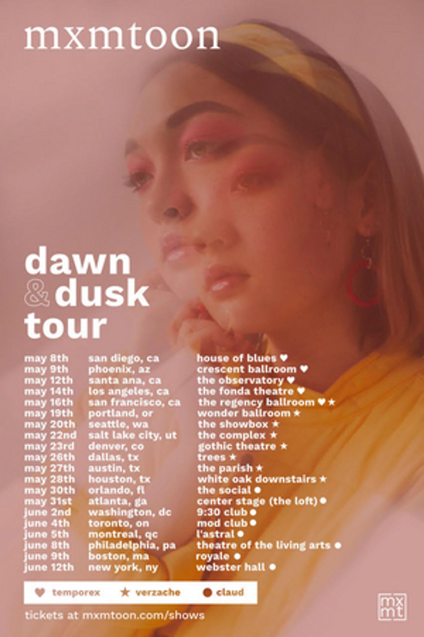 mxmtoon Announces North American 'dawn & dusk tour' mxmtoon Announces North American 'dawn & dusk tour' Image