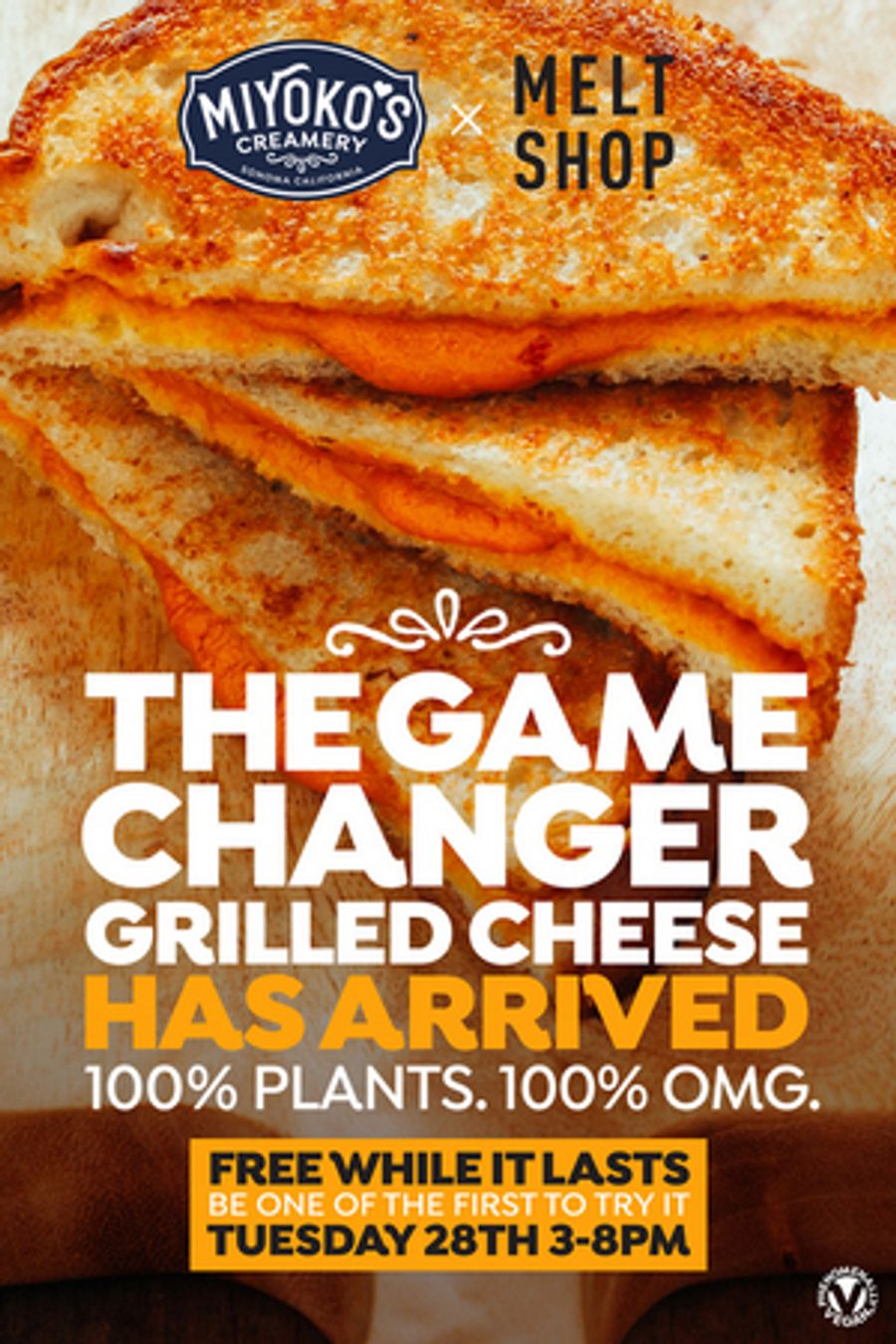 MELT SHOP in Union Square Announces Free Plant Based Grilled Cheese at Union Square Location, 1/28 Image
