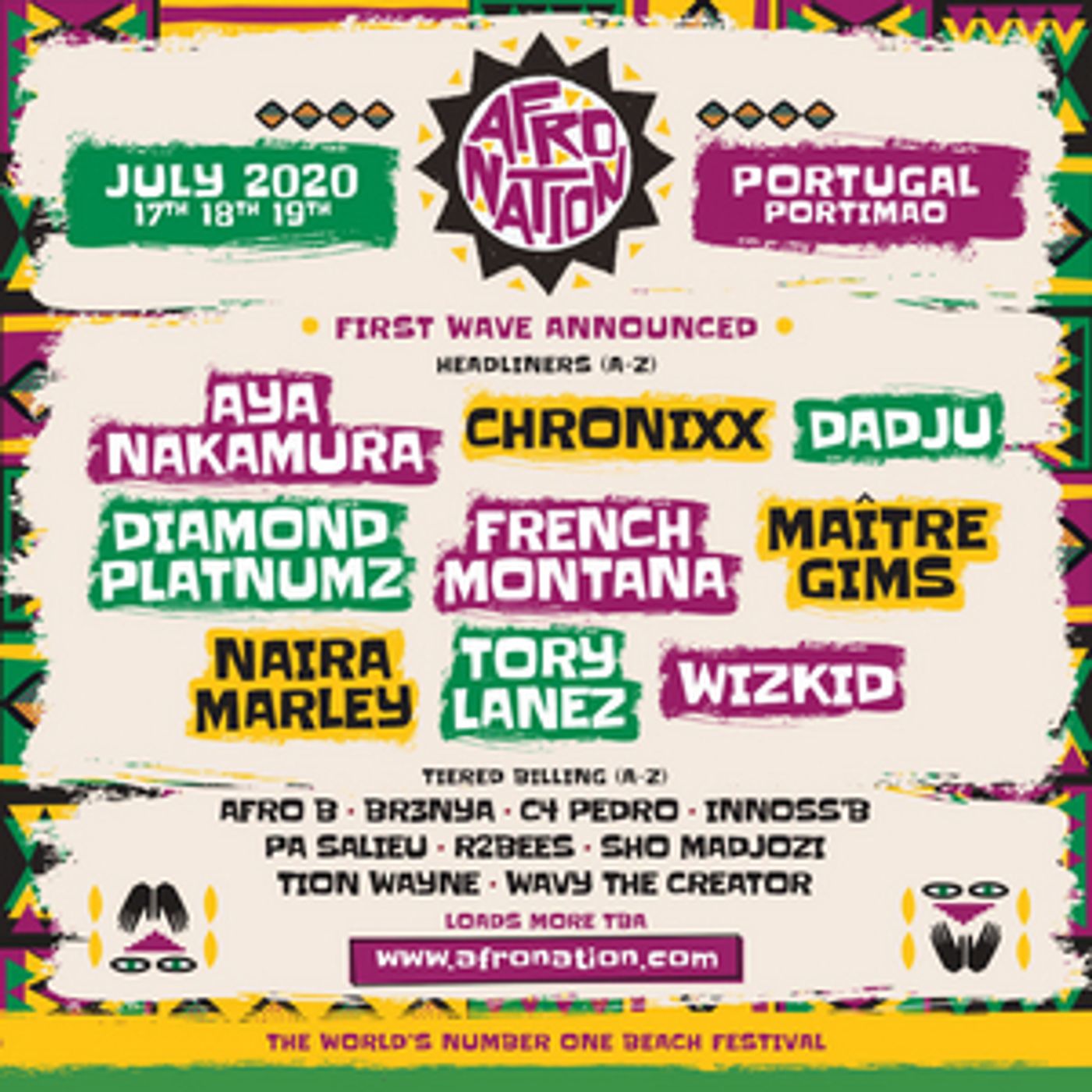 Afro Nation Portugal Returns with Chronixx, WizKid, French Montana, & More! Afro Nation Portugal Returns with Chronixx, WizKid, French Montana, & More! Image