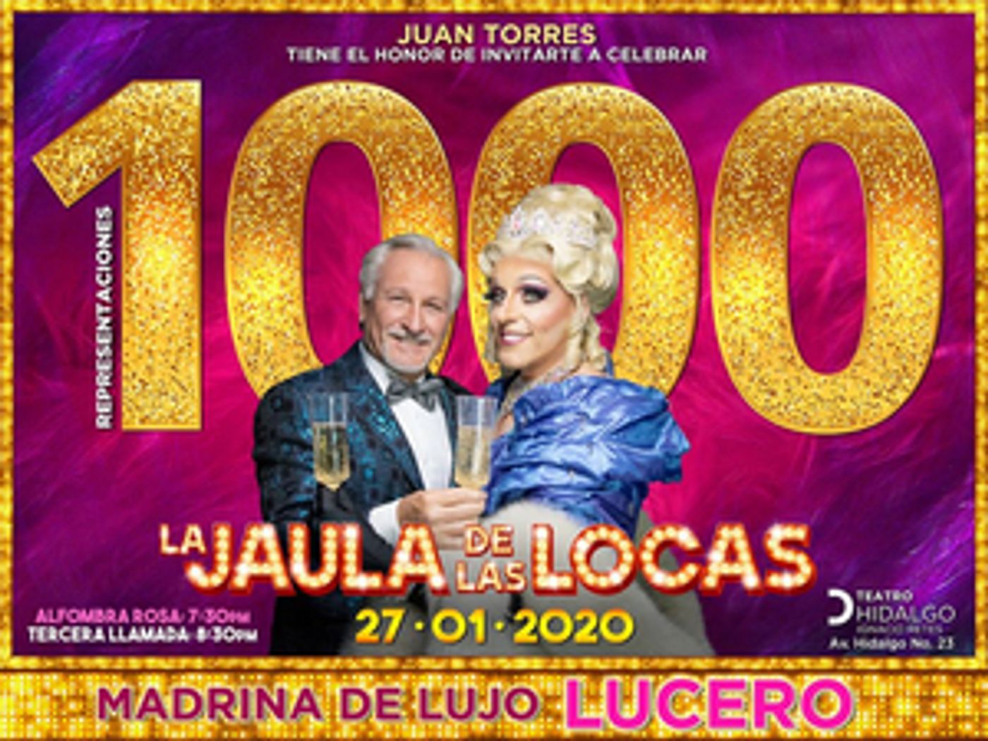 LA JAULA DE LAS LOCAS cumple 1000 Representaciones en México  Image