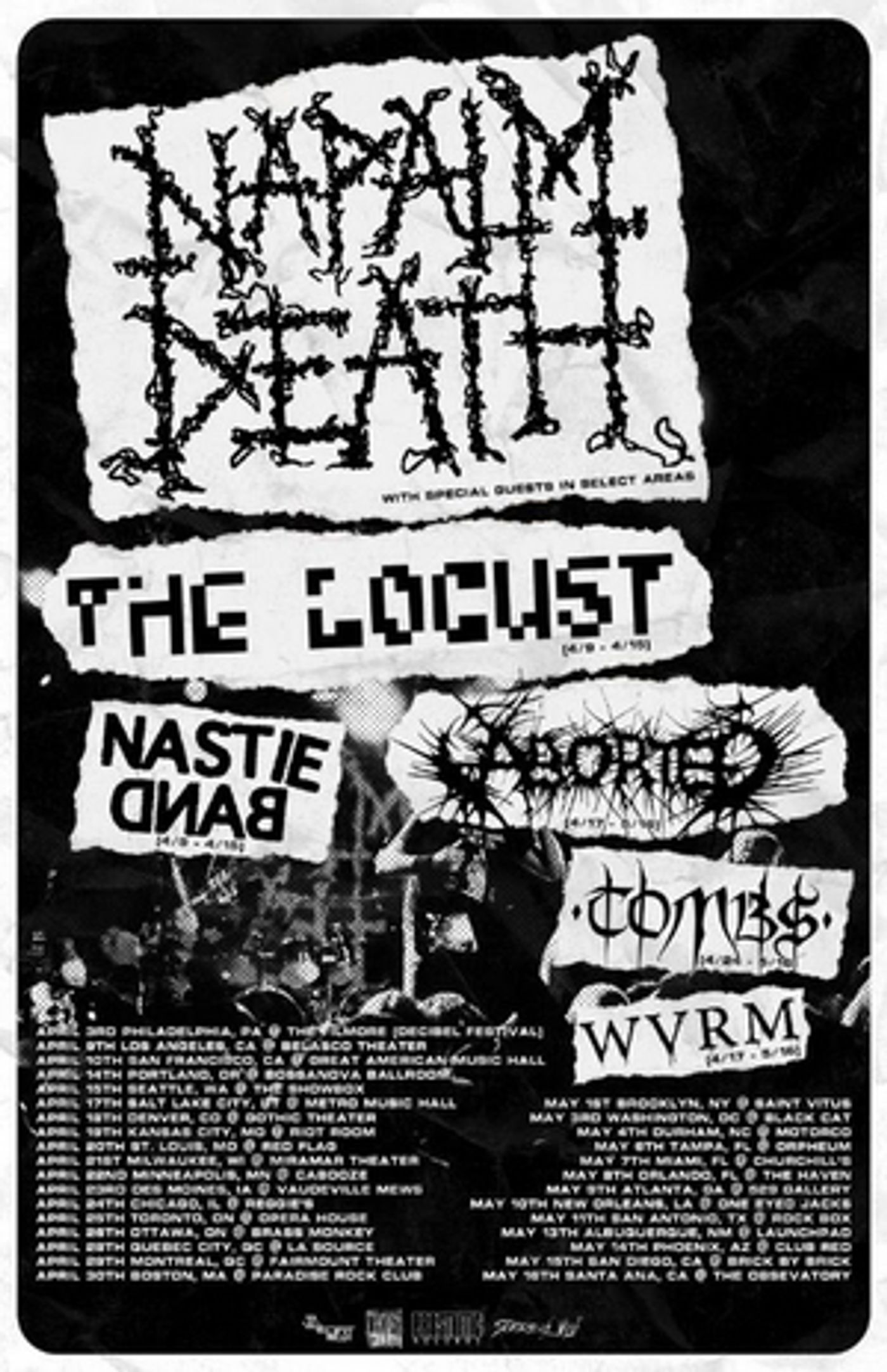 Napalm Death Announces Spring North American Headline Tour Napalm Death Announces Spring North American Headline Tour Image