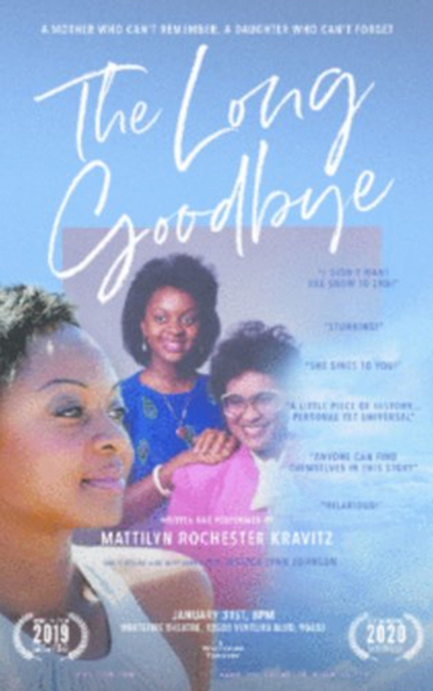 THE LONG GOODBYE Will Open at the Whitefire Theatre THE LONG GOODBYE Will Open at the Whitefire Theatre Image