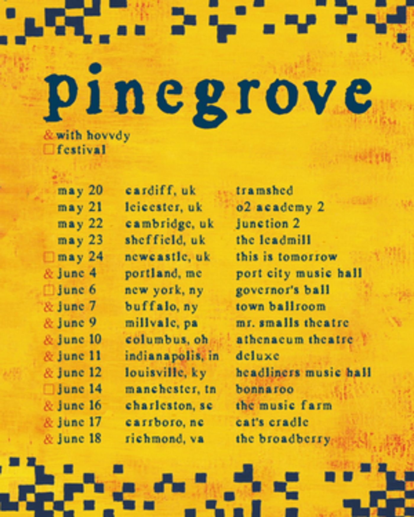 Pinegrove Announce New 2020 Tour Dates With Hovvdy Pinegrove Announce New 2020 Tour Dates With Hovvdy Image