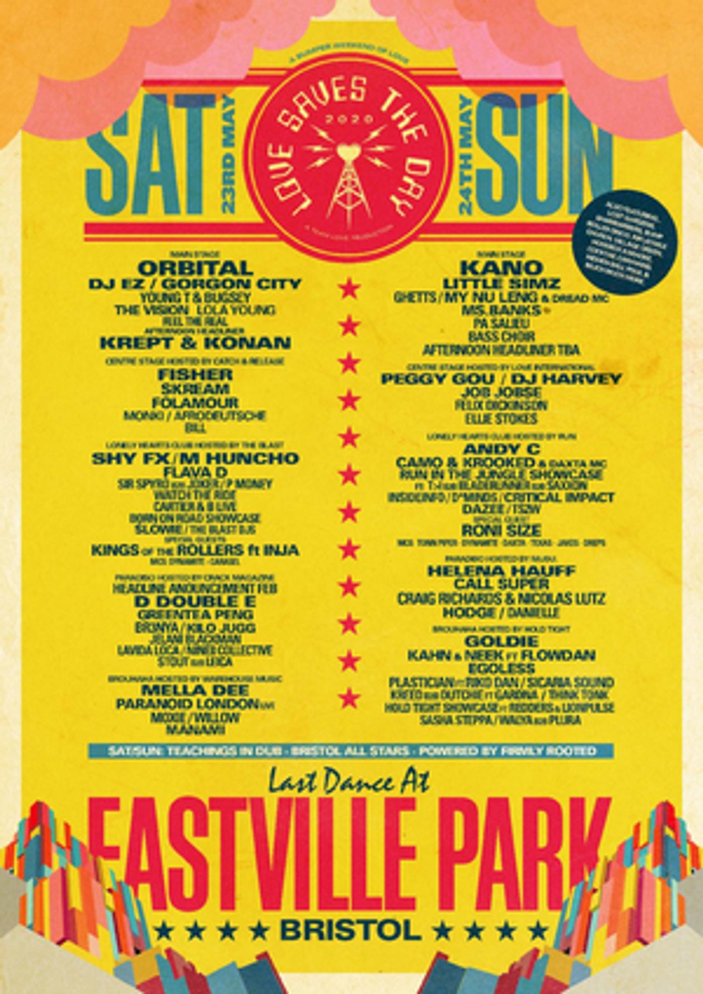 Love Saves The Day Announces Orbital, Kano, Peggy Gou, Skream Love Saves The Day Announces Orbital, Kano, Peggy Gou, Skream Image